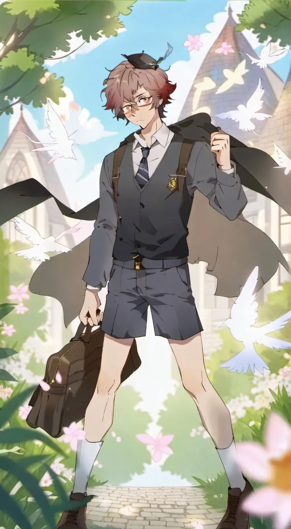 ai character: Theo background