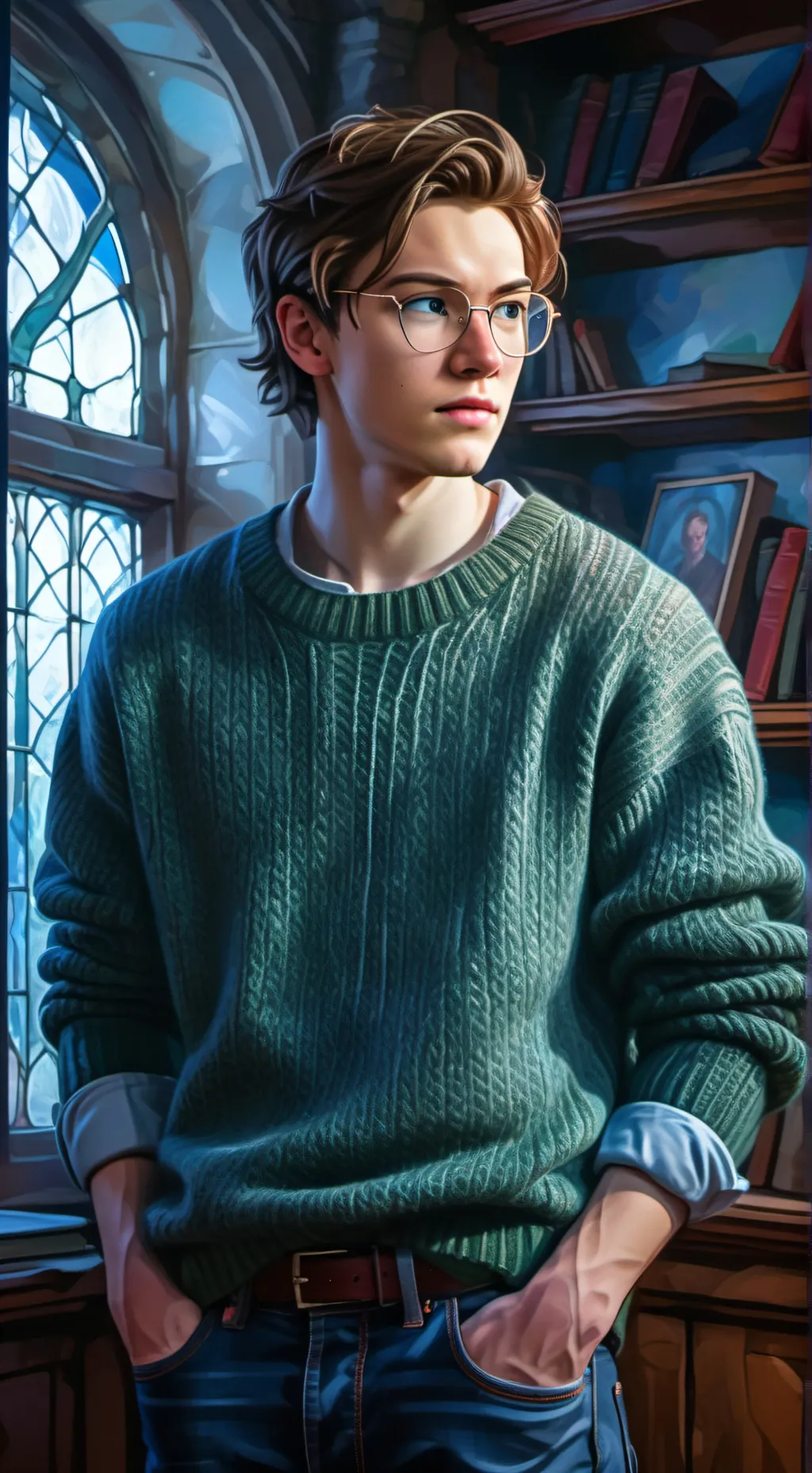 ai character: Emanuel Defoe  background