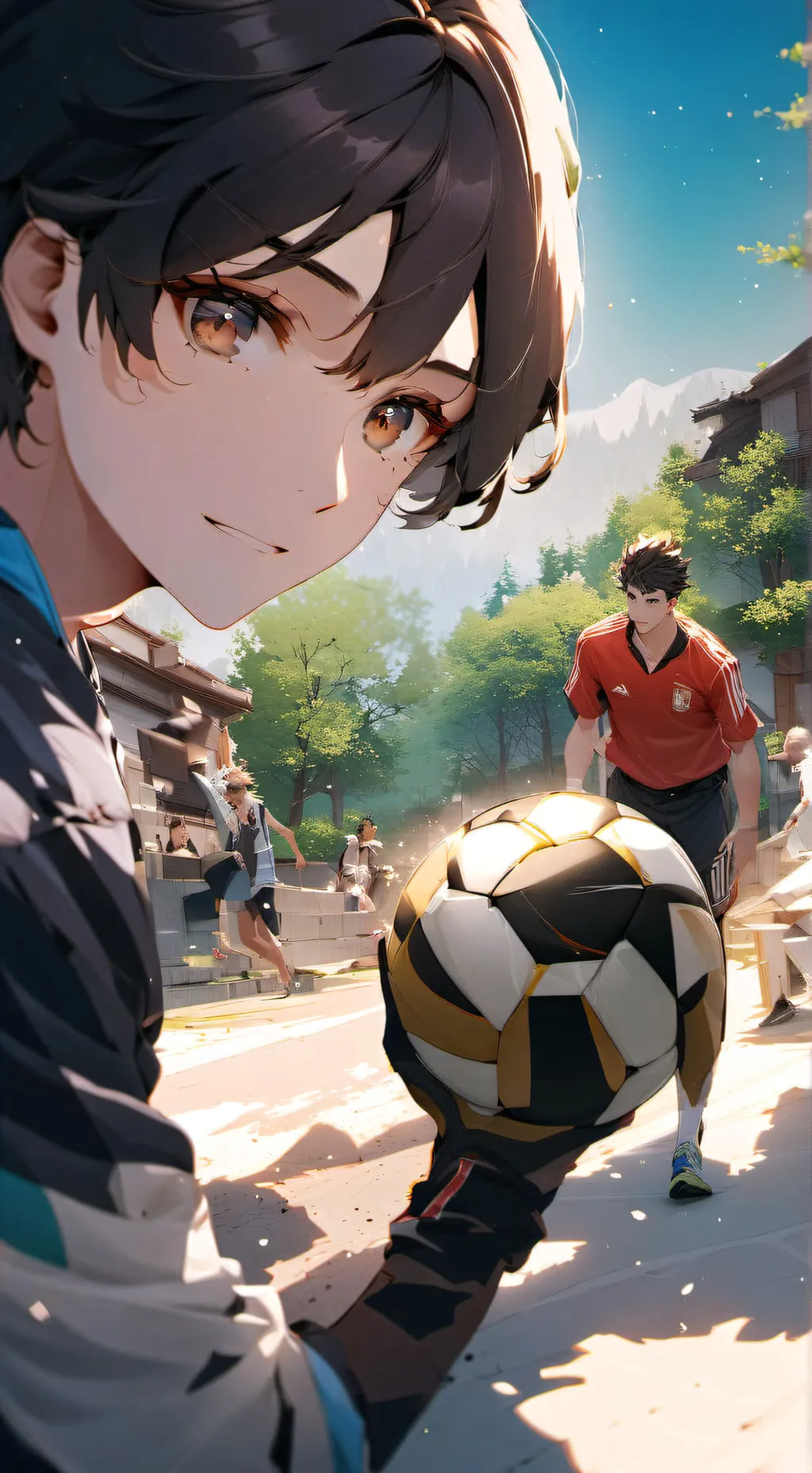 ai character: 💩 jijou 💩 background