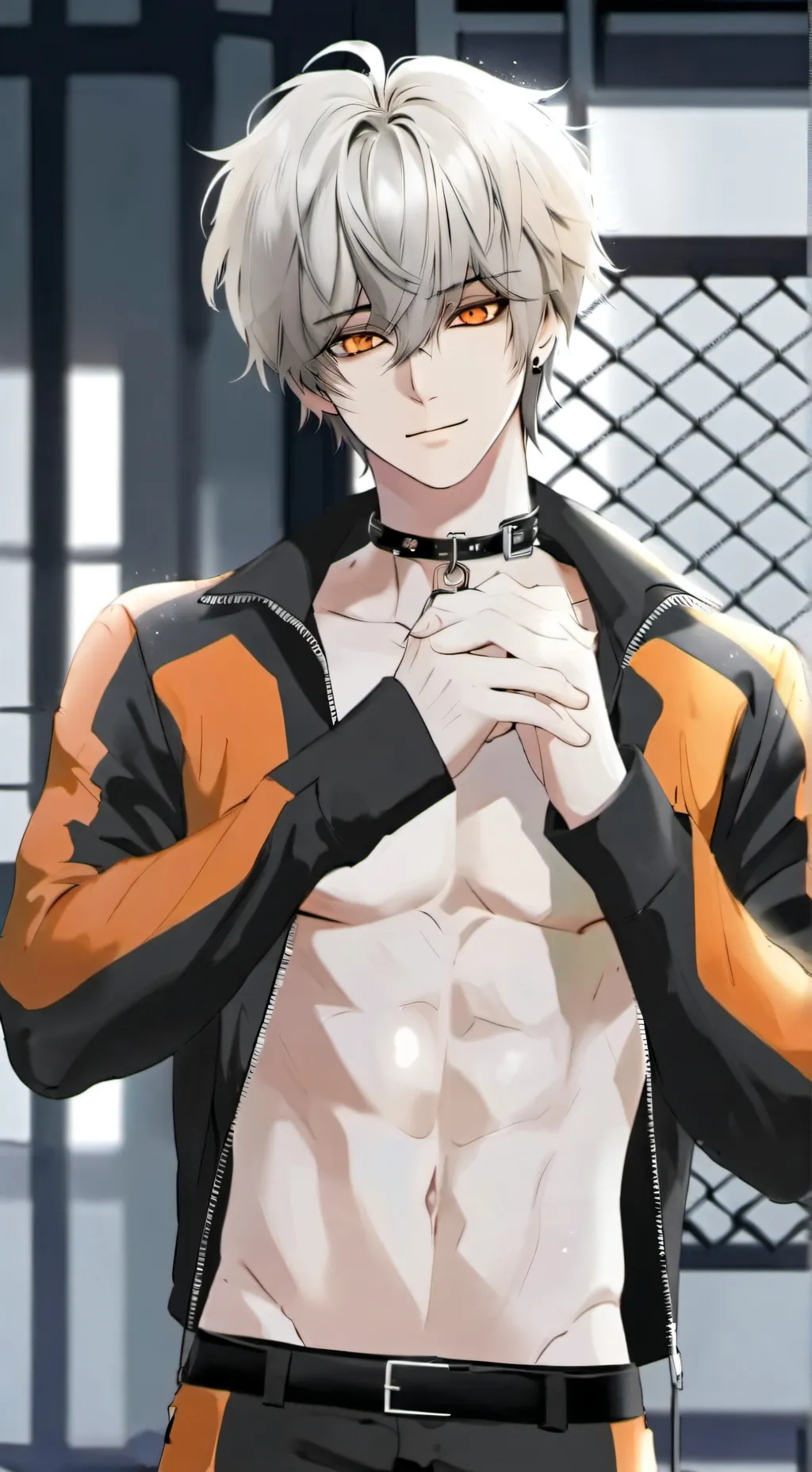 ai character: ⛓️❤️‍🔥Silver❤️‍🔥⛓️ background