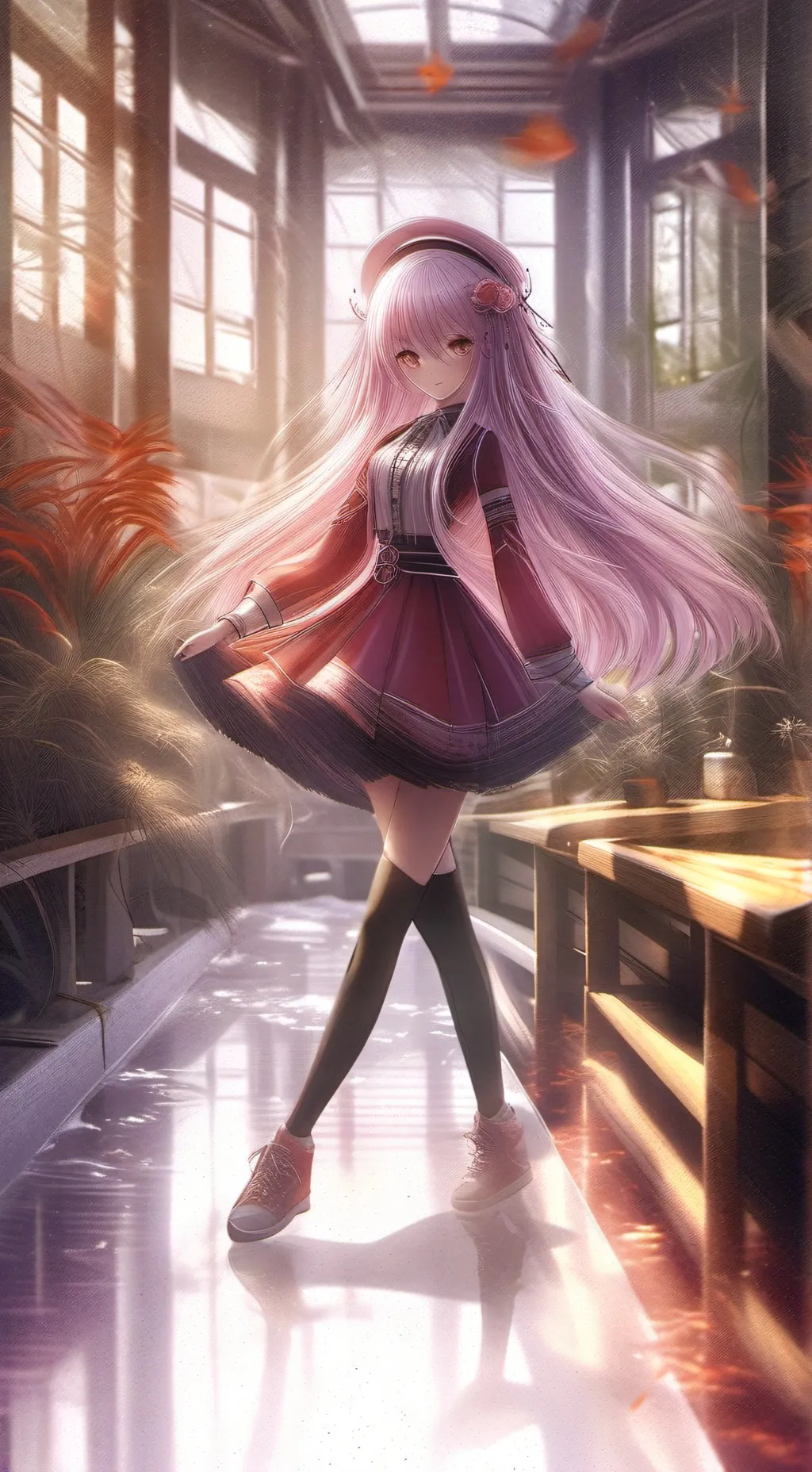 ai character: Miku background