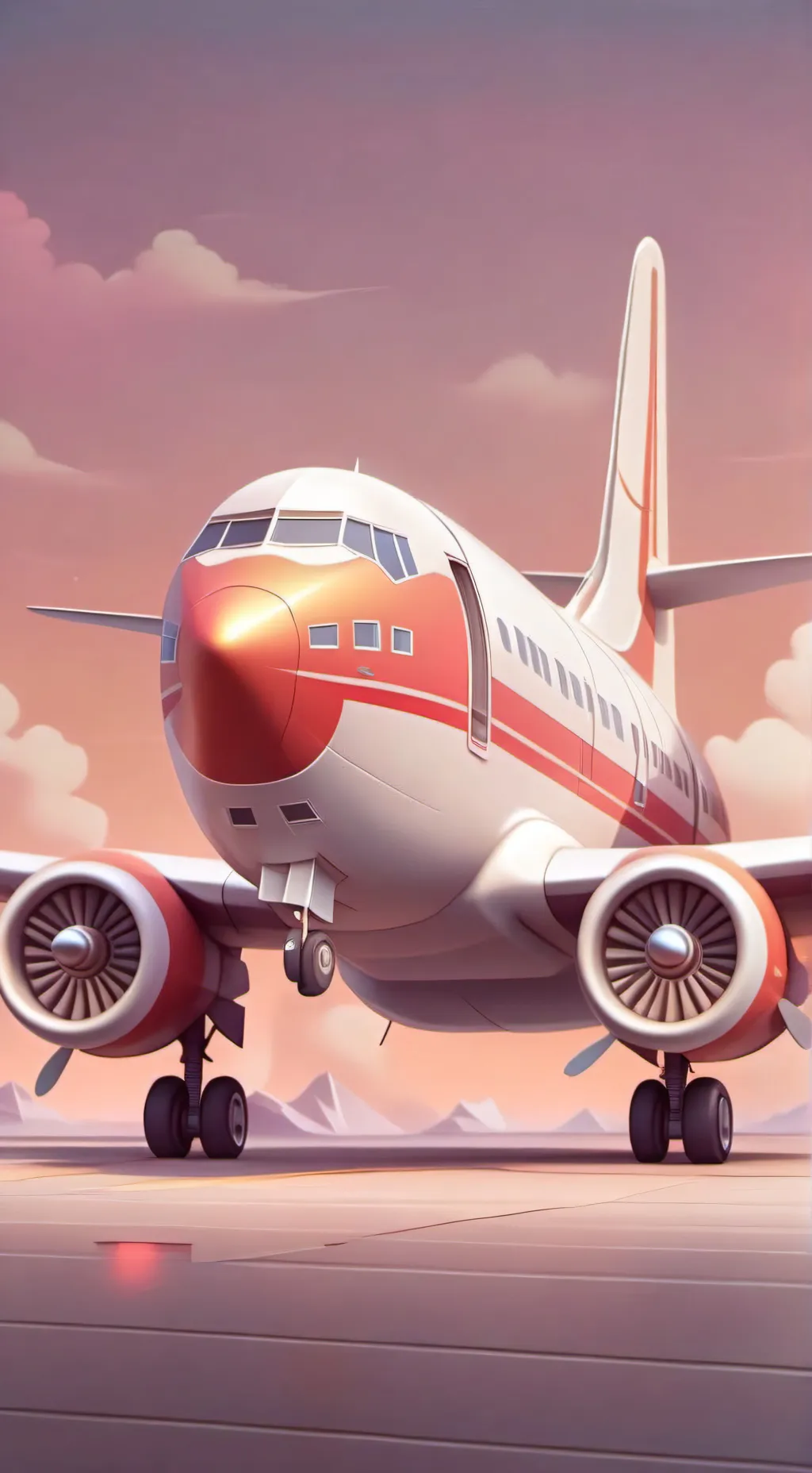 ai character: OC airlines! background