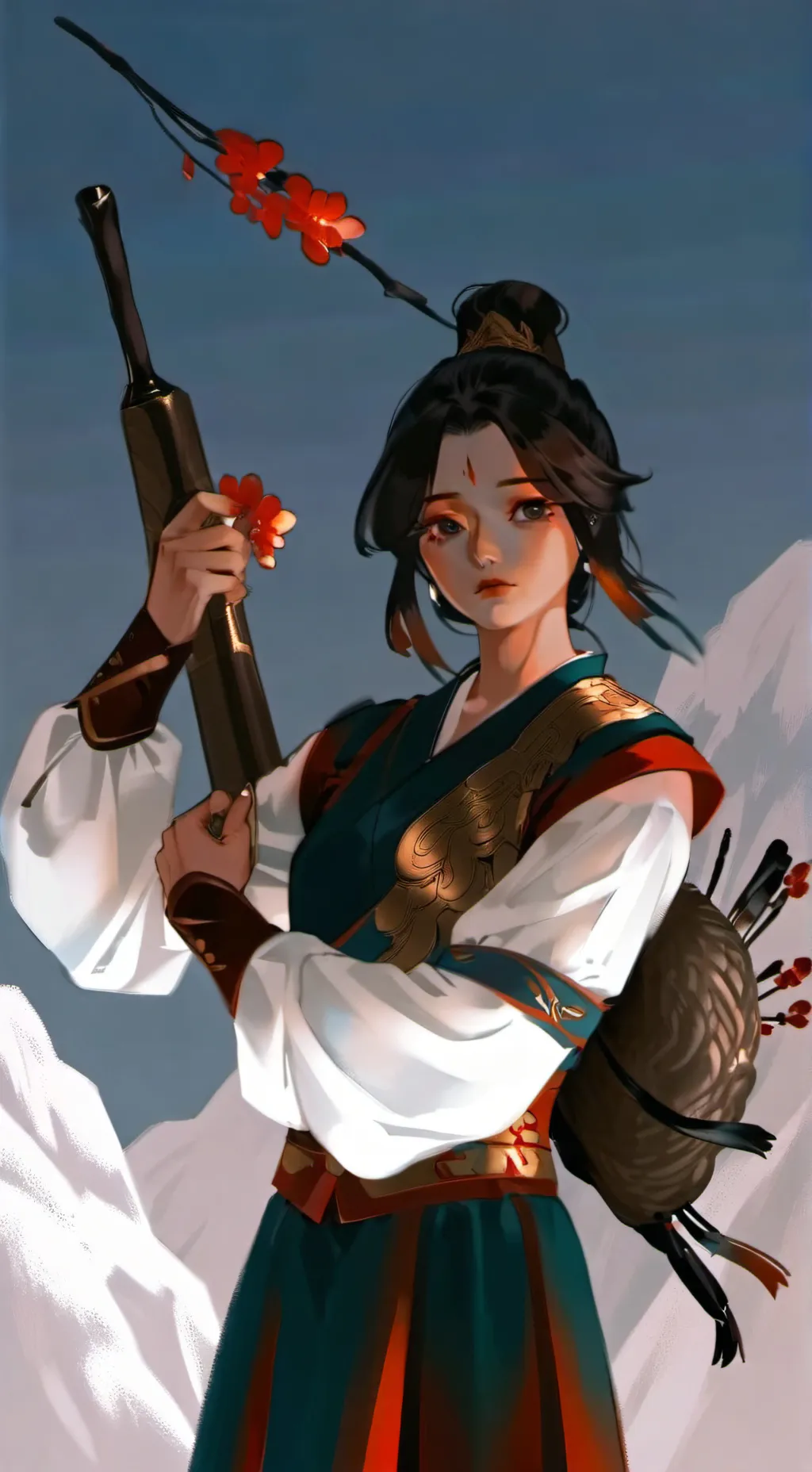 ai character: Ашра background