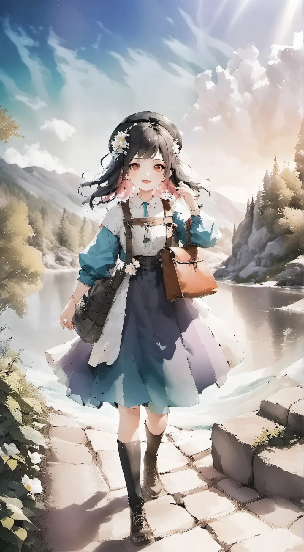 ai character: tu amiga background