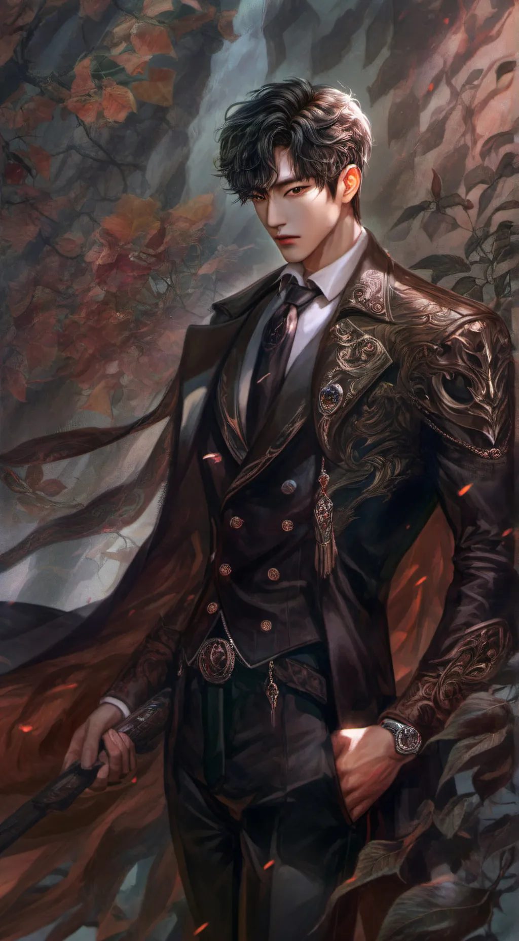 ai character: Cameron😍 background