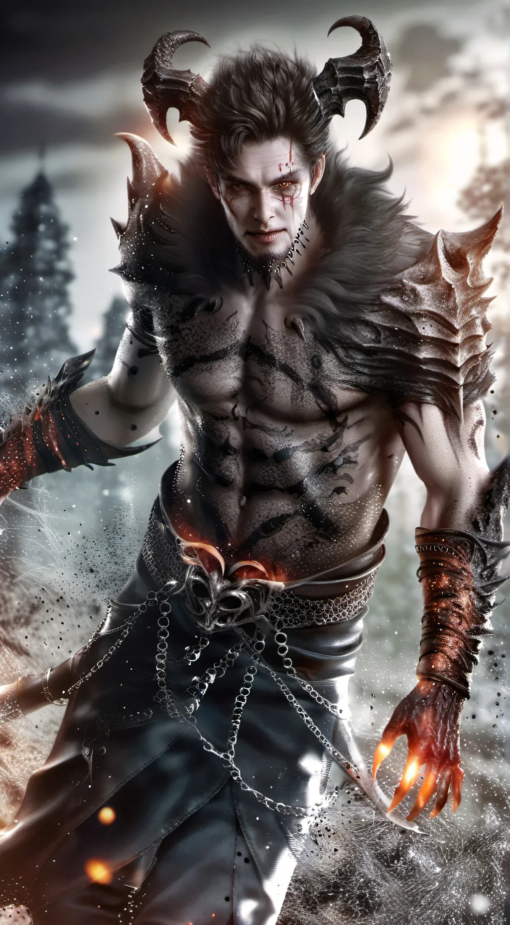 ai character: daemon background