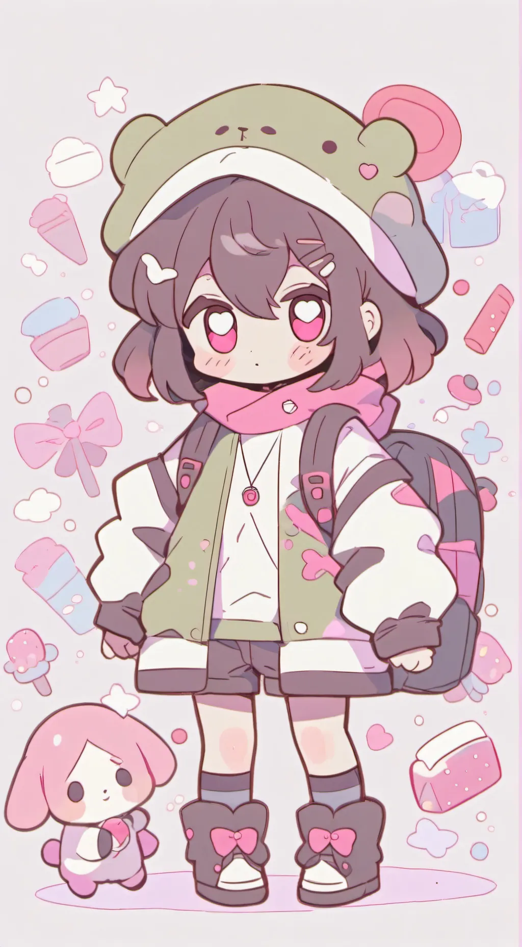 ai character: vocaloidXbullyTrio background