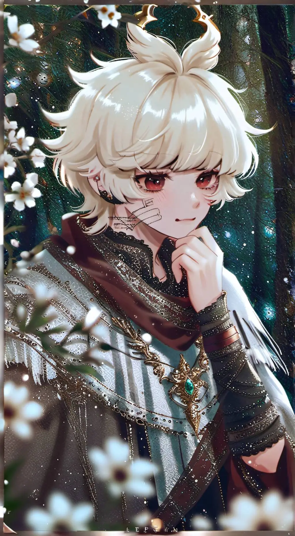 ai character: dan da dan background