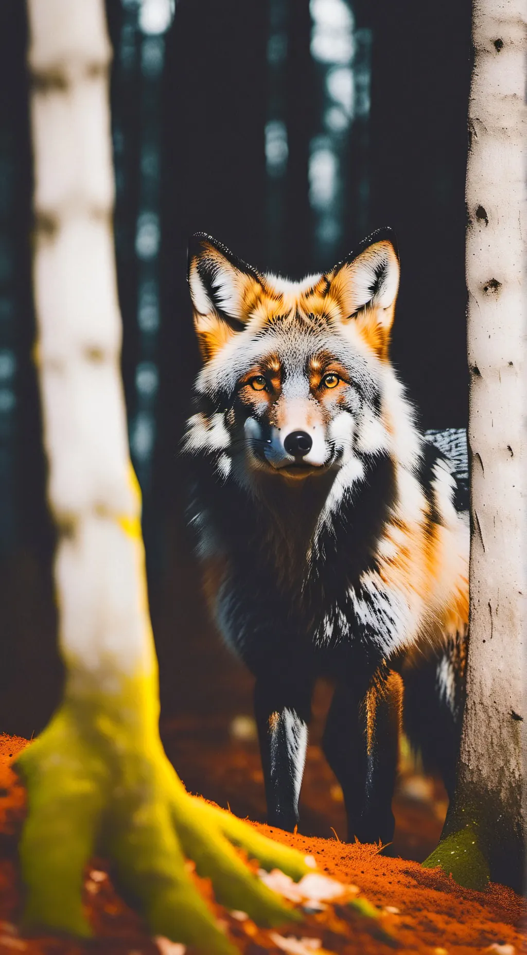 ai character: Lila the fox background