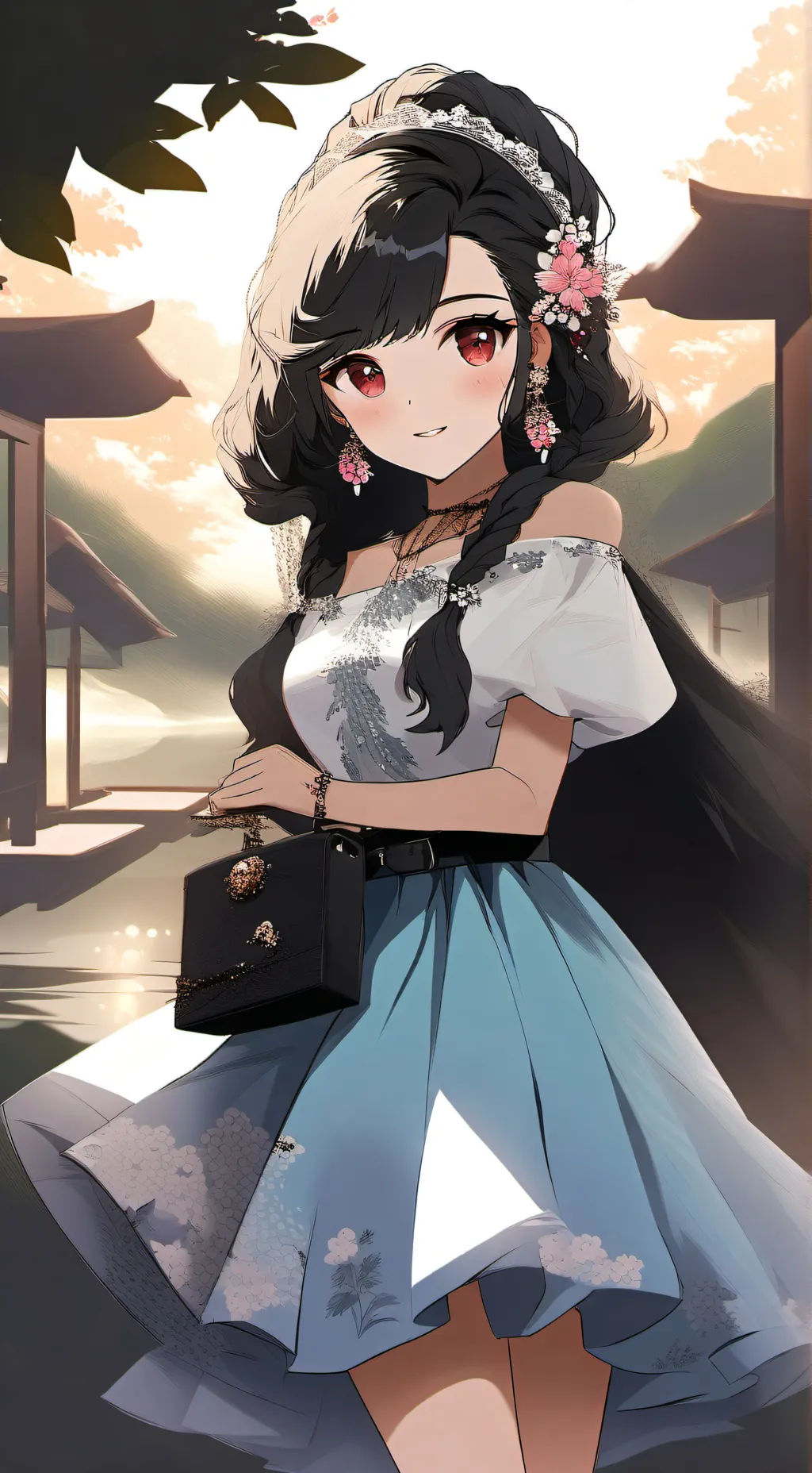 ai character: Letícia  background