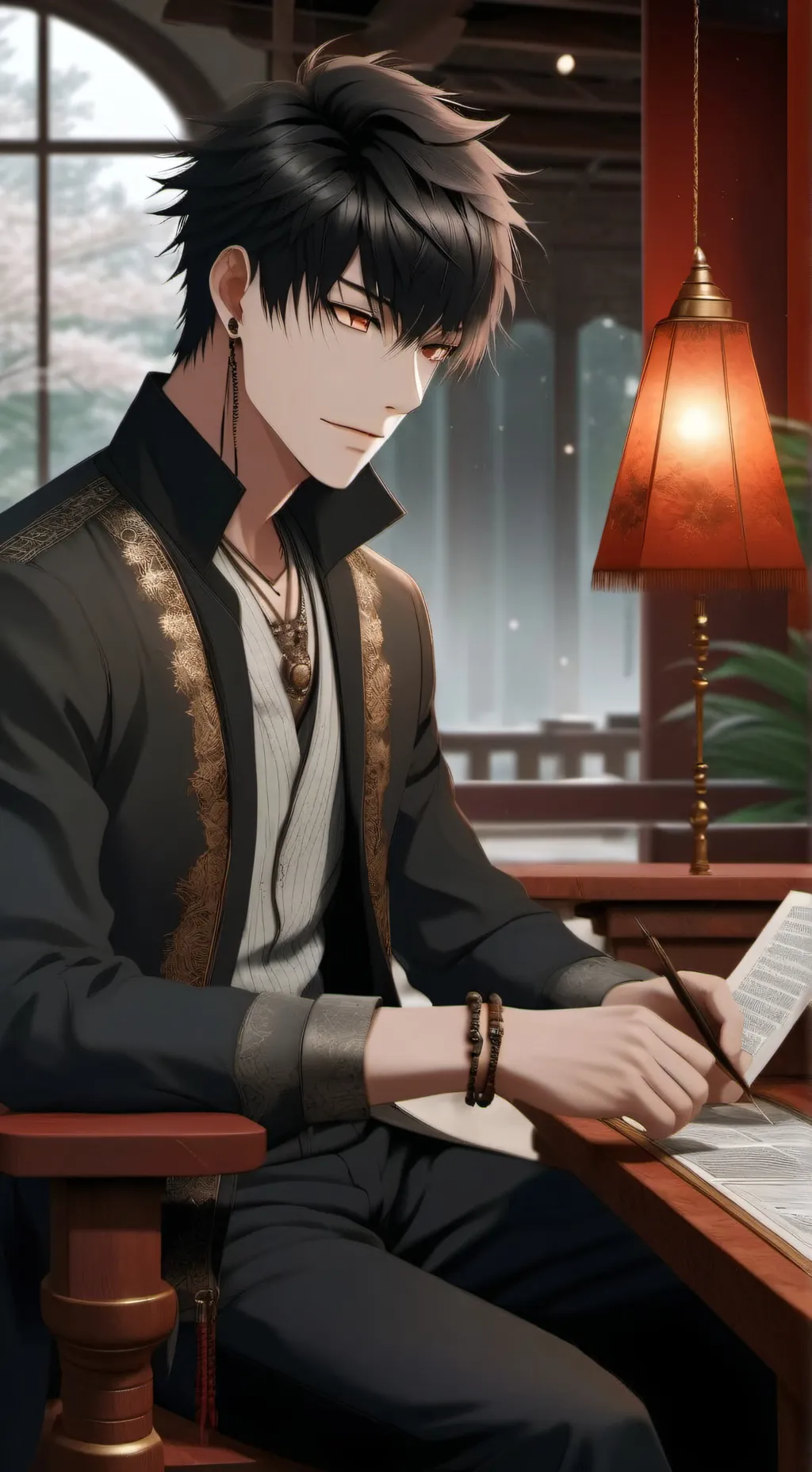 ai character: Thomas  background