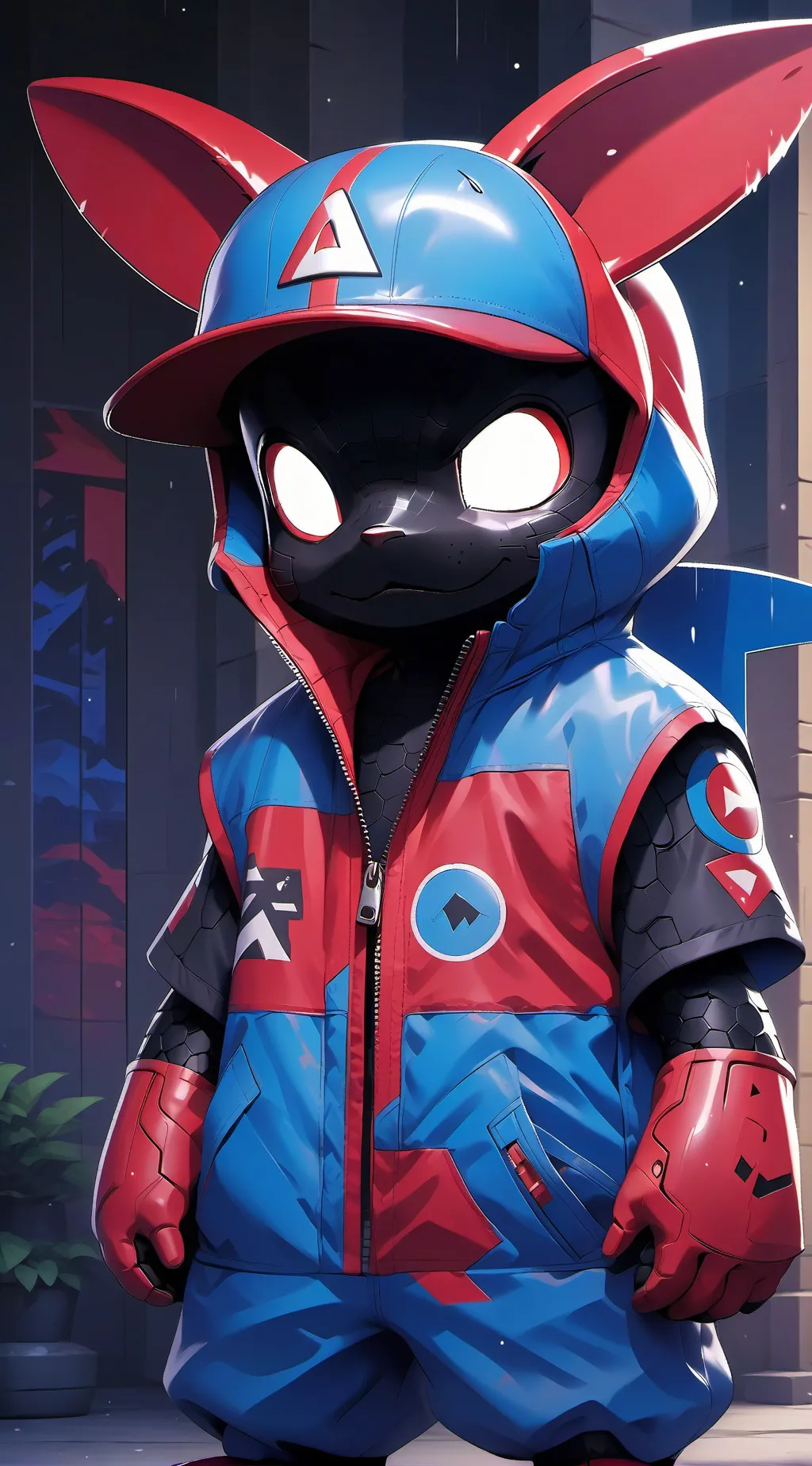 ai character: Smiling critters  background