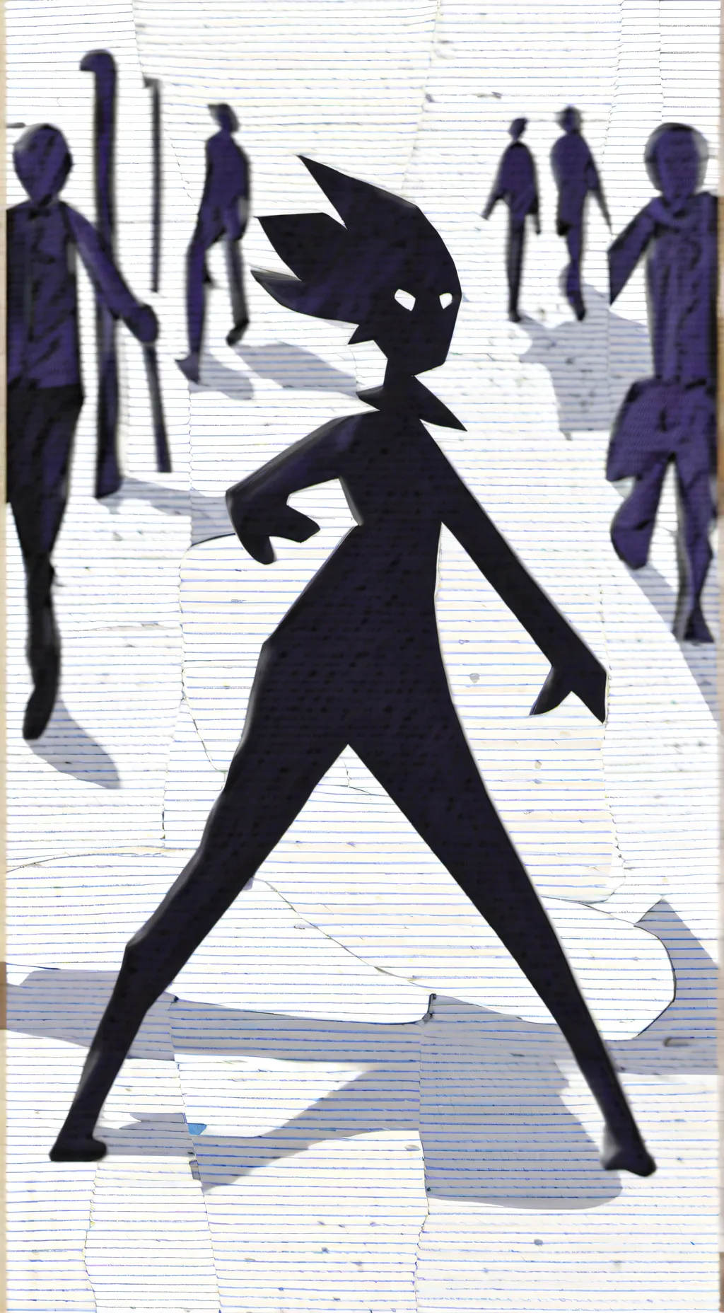 ai character: Dark shadow (mha) background