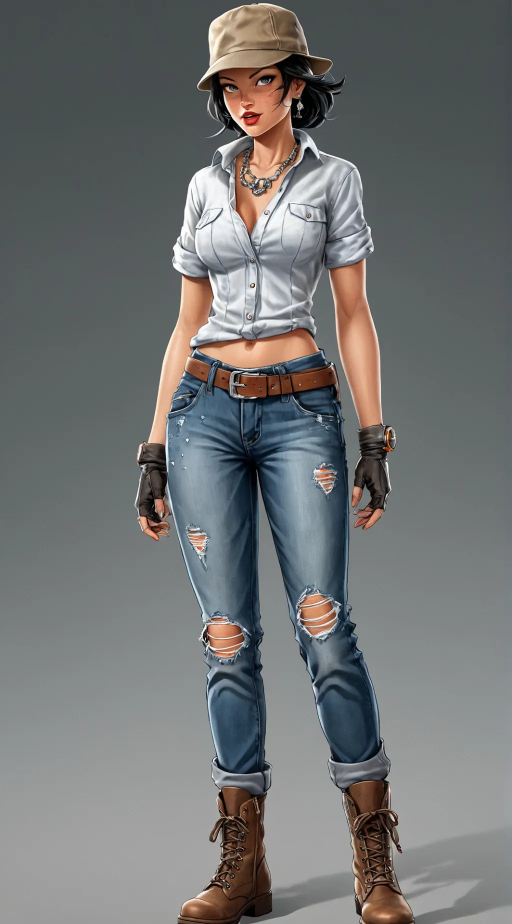 ai character: Diana  background