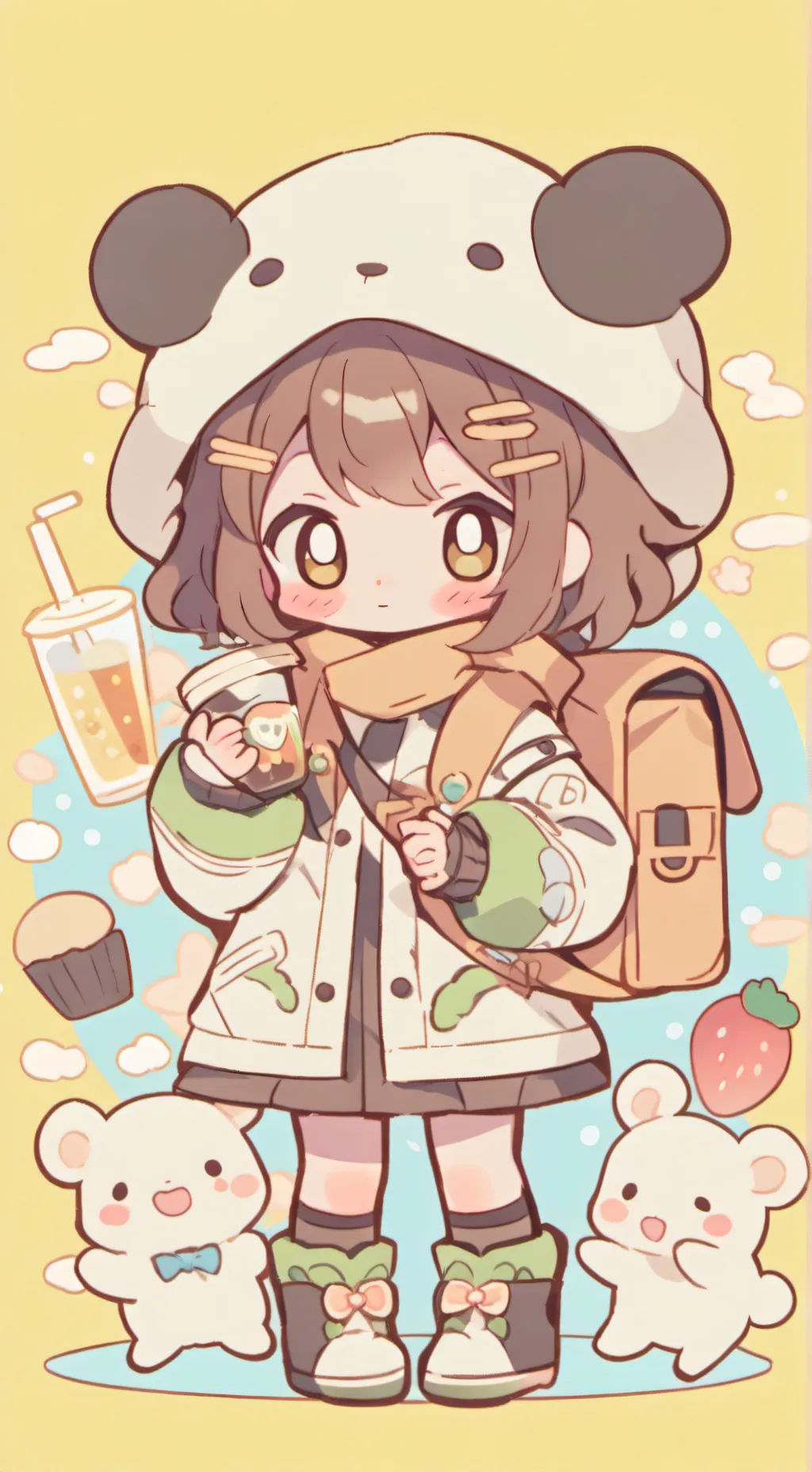 ai character: prima de Emilia  background