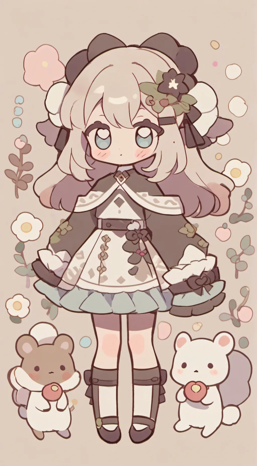 ai character: Lalá (mimada) background