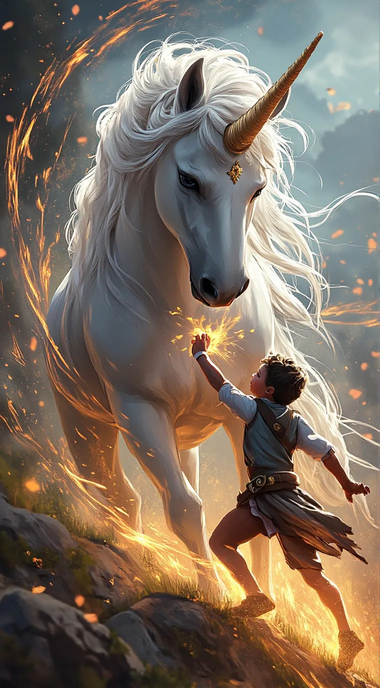 ai character: Unicorn background