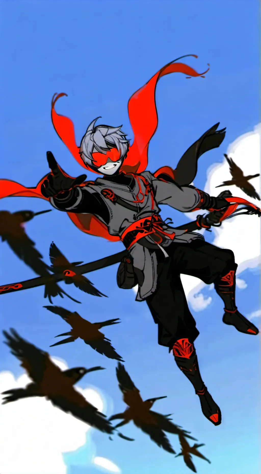 ai character: дроны :) background