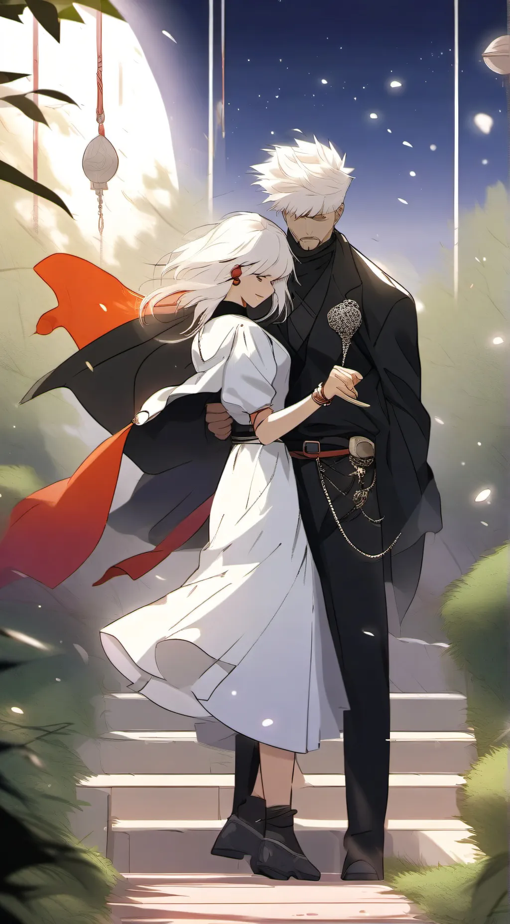 ai character: geto x gojo  background