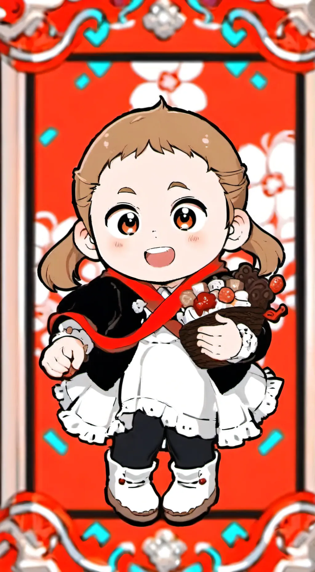 ai character: Lea (niña fea) background