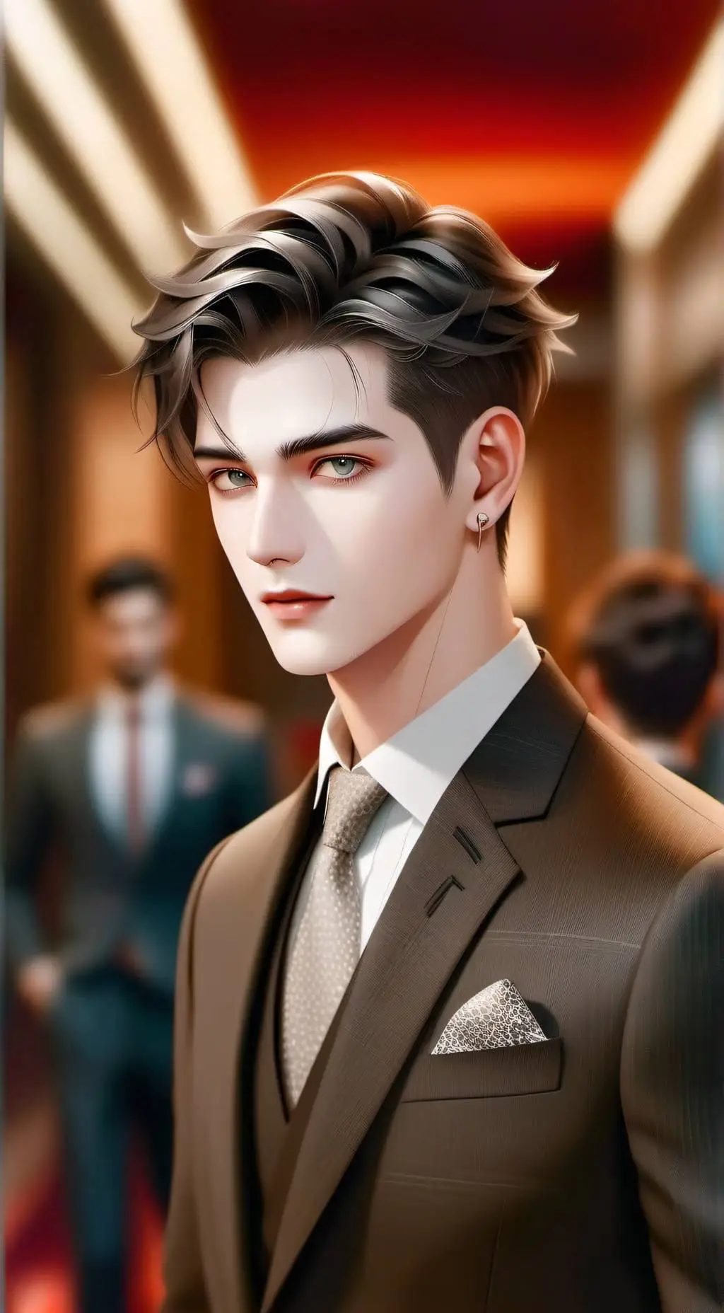 ai character: Lorenzo Raccini  background