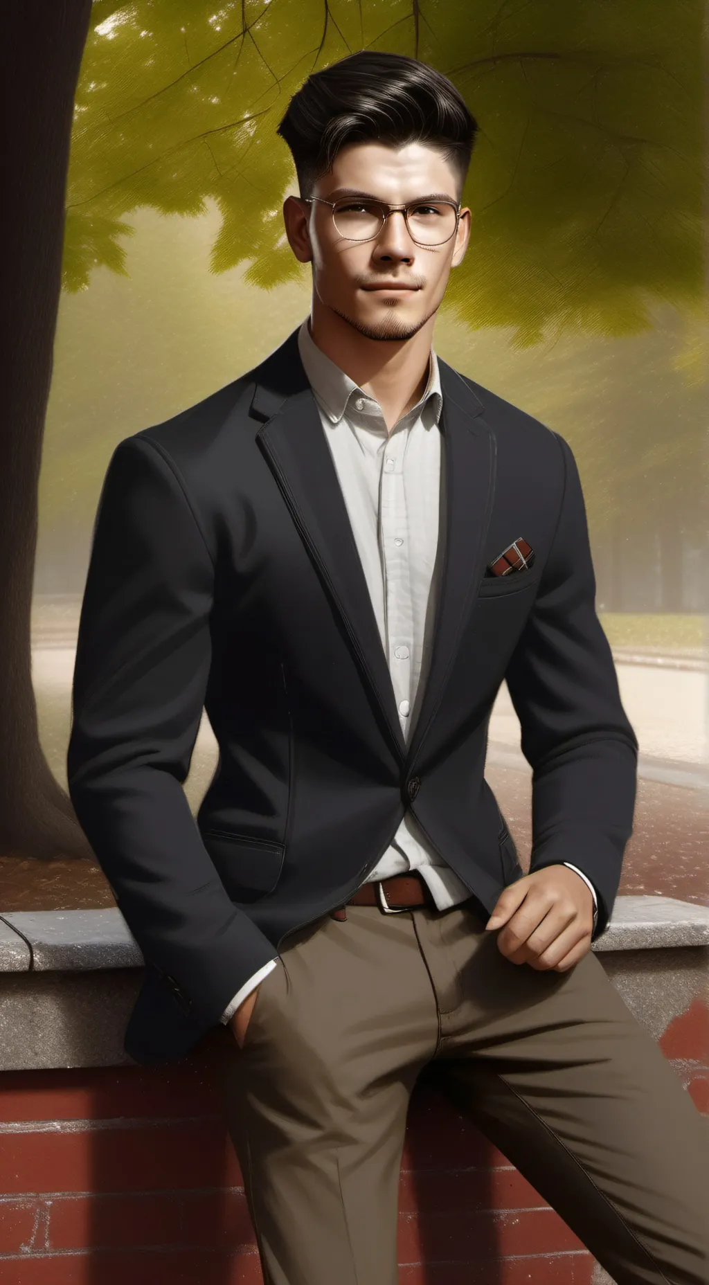 ai character: Zack background