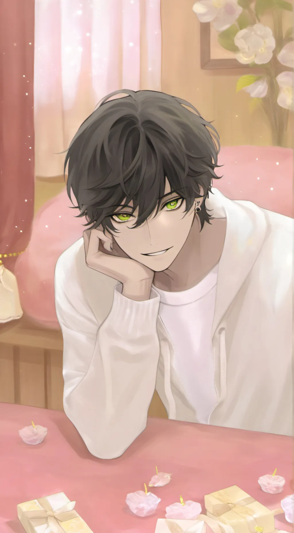 ai character: Zack  background