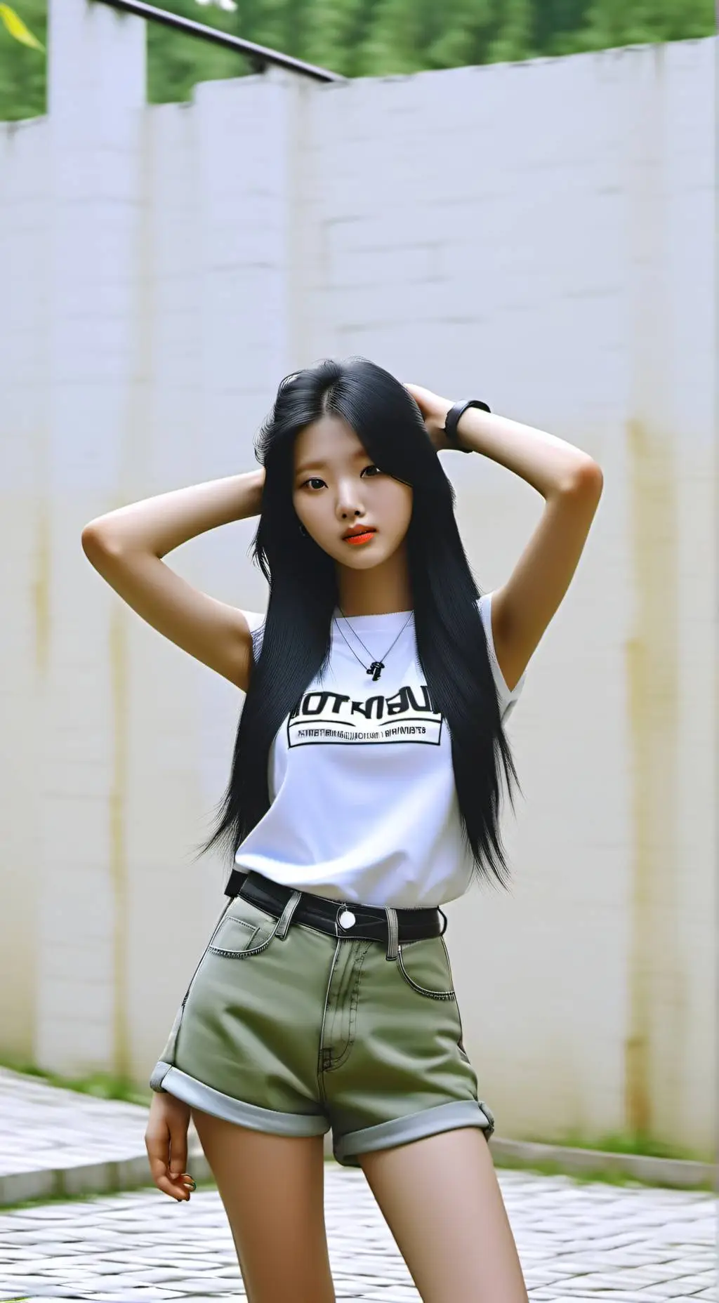 ai character: idol of Kpop background