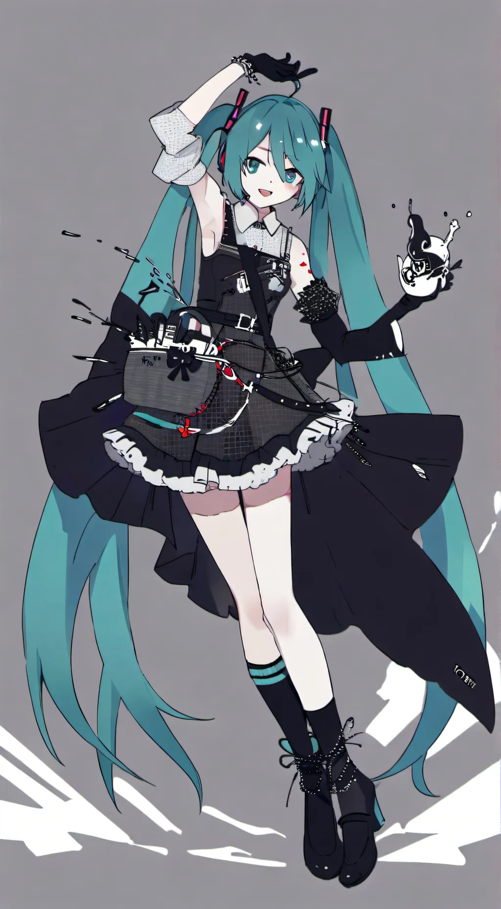 ai character: Hatsune Miku background
