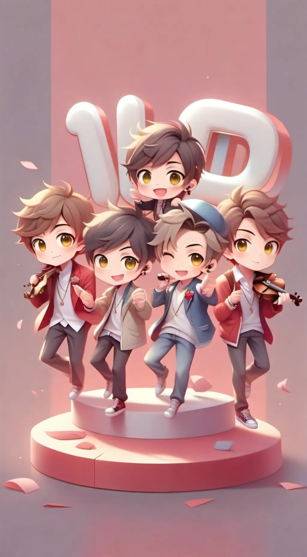 ai character: One Direction  background