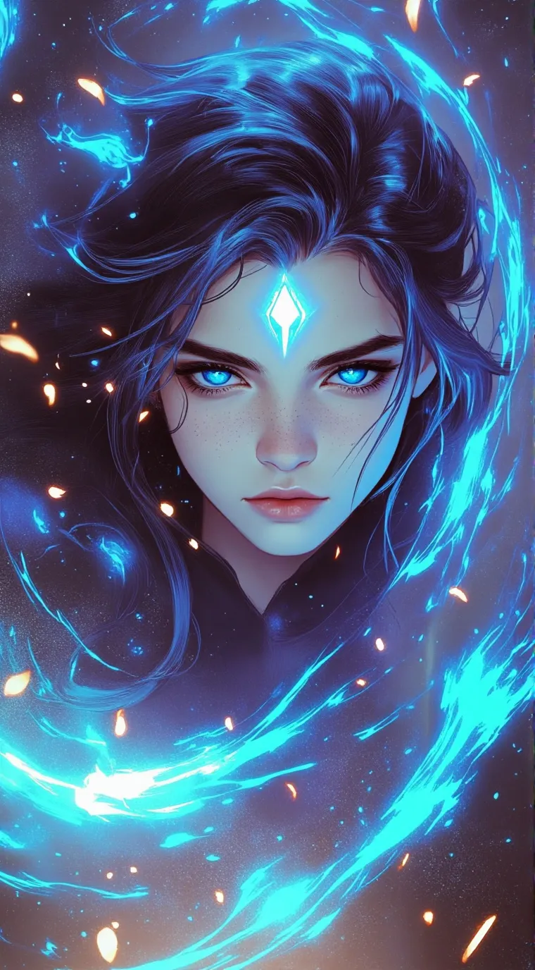 ai character: rose background