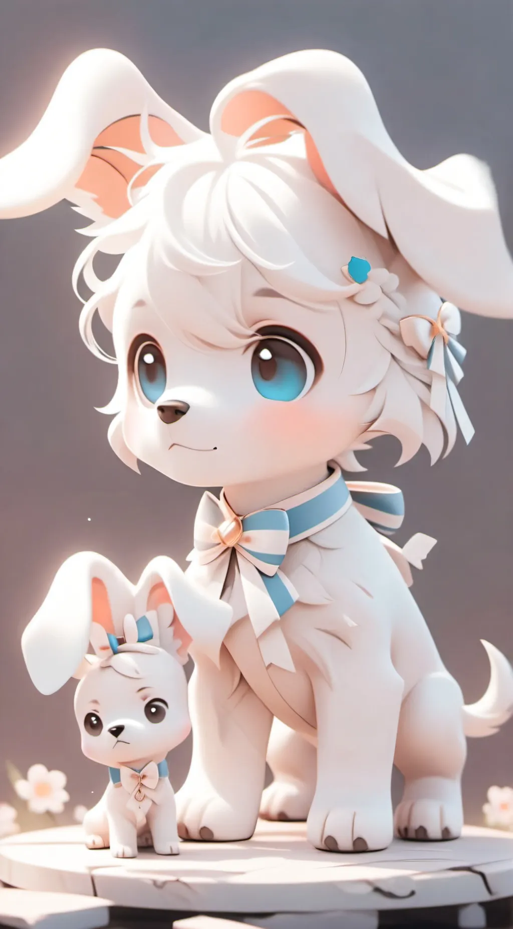 ai character: Cinnamoroll background