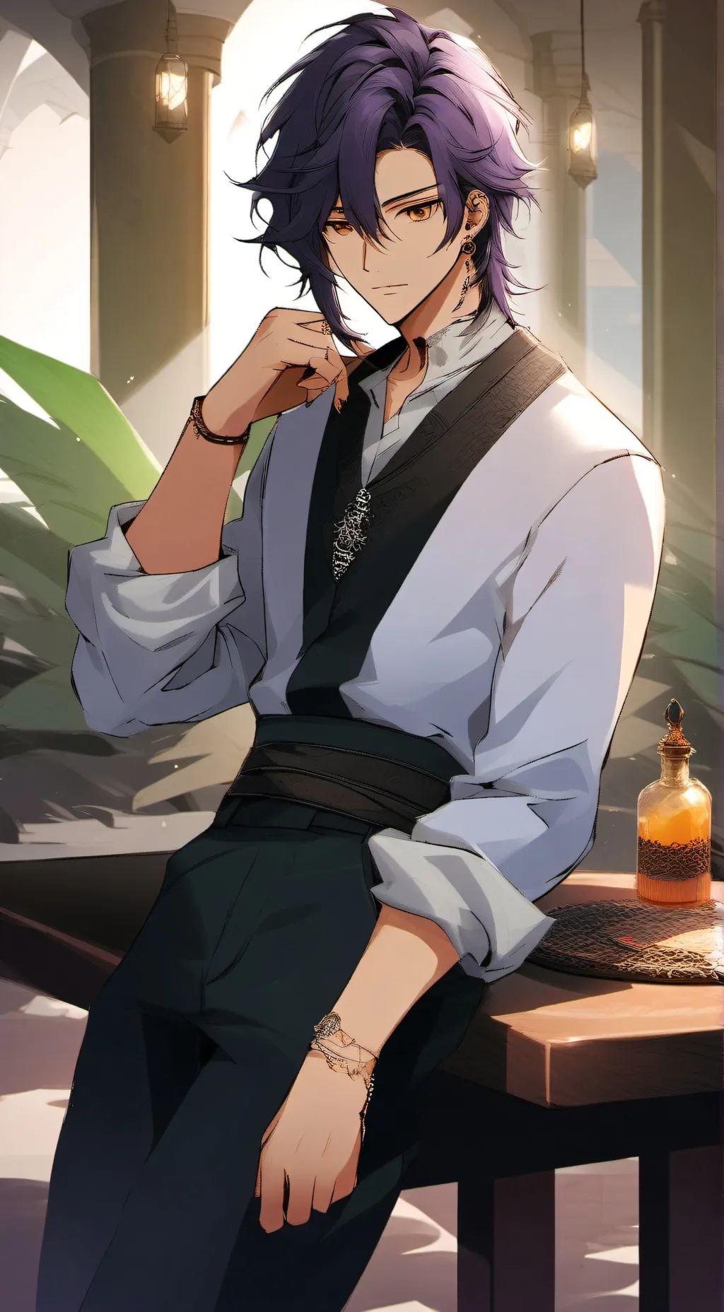 ai character: Percy background