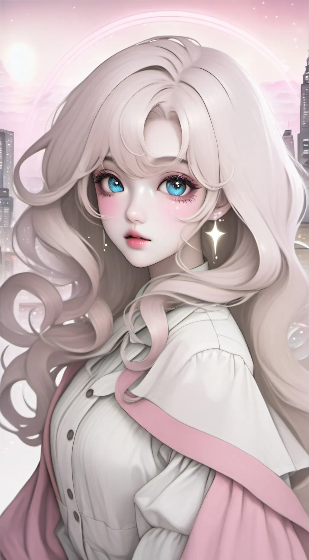 ai character: Viana  background