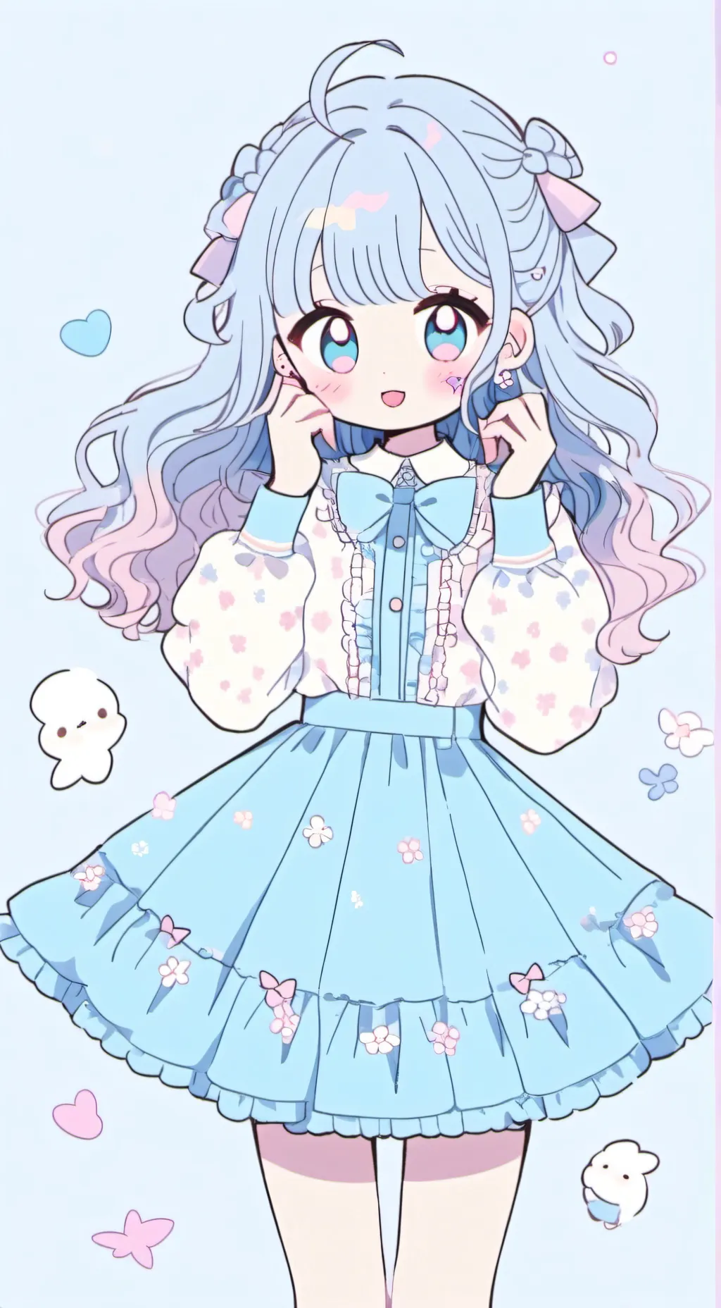 ai character: dum announcement background