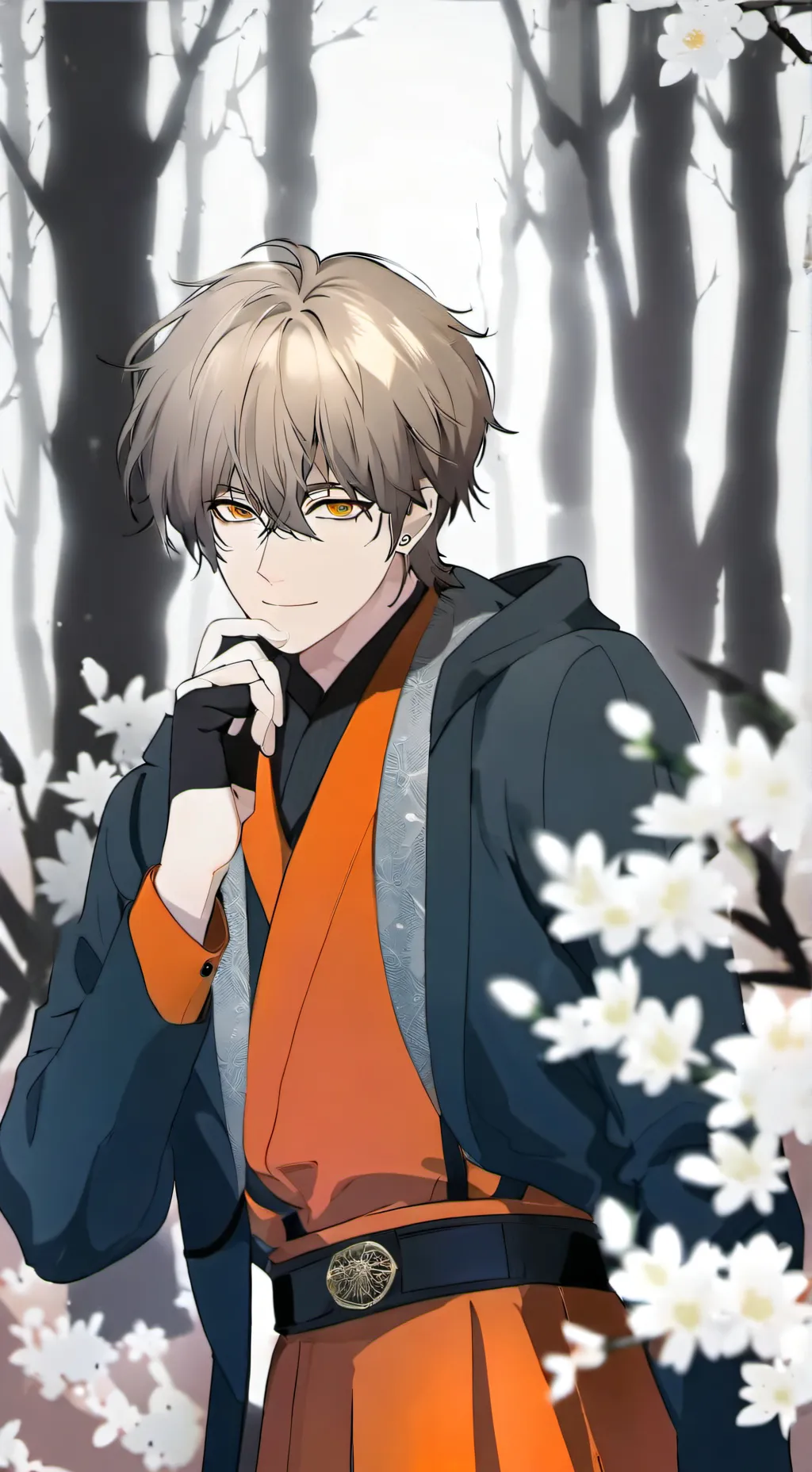 ai character: Shirosaki kaito  background