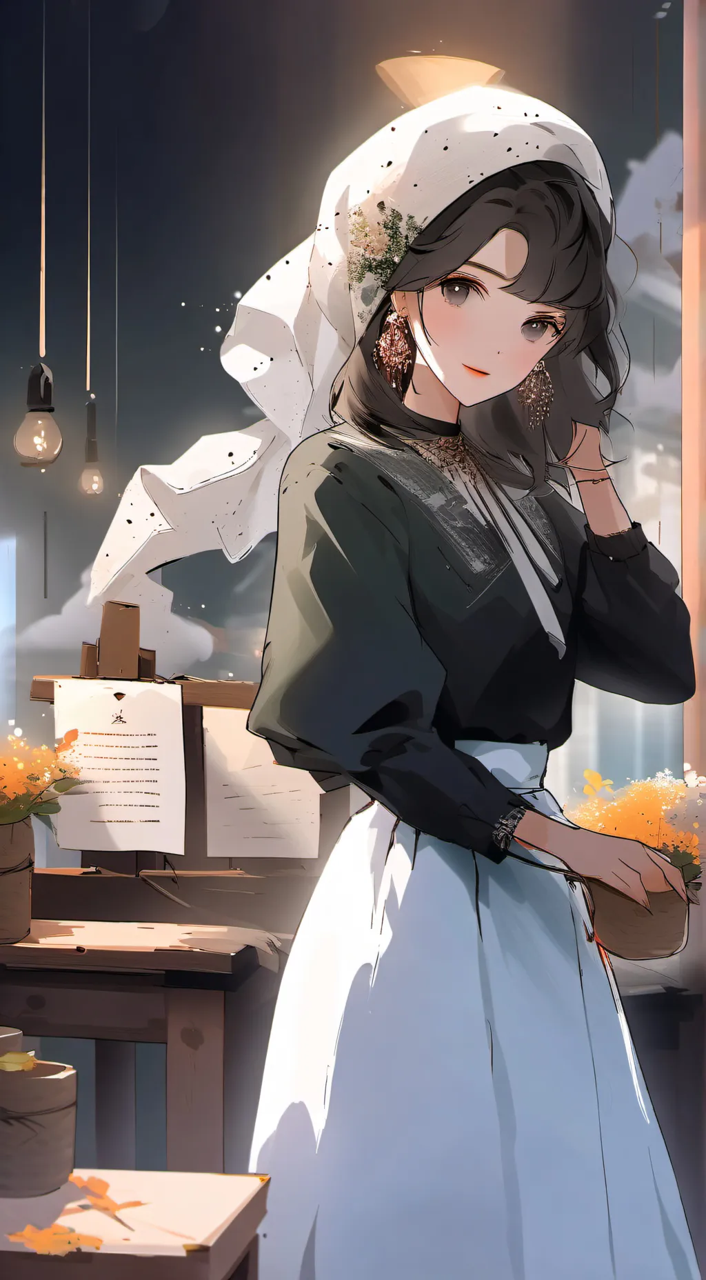 ai character: оки background