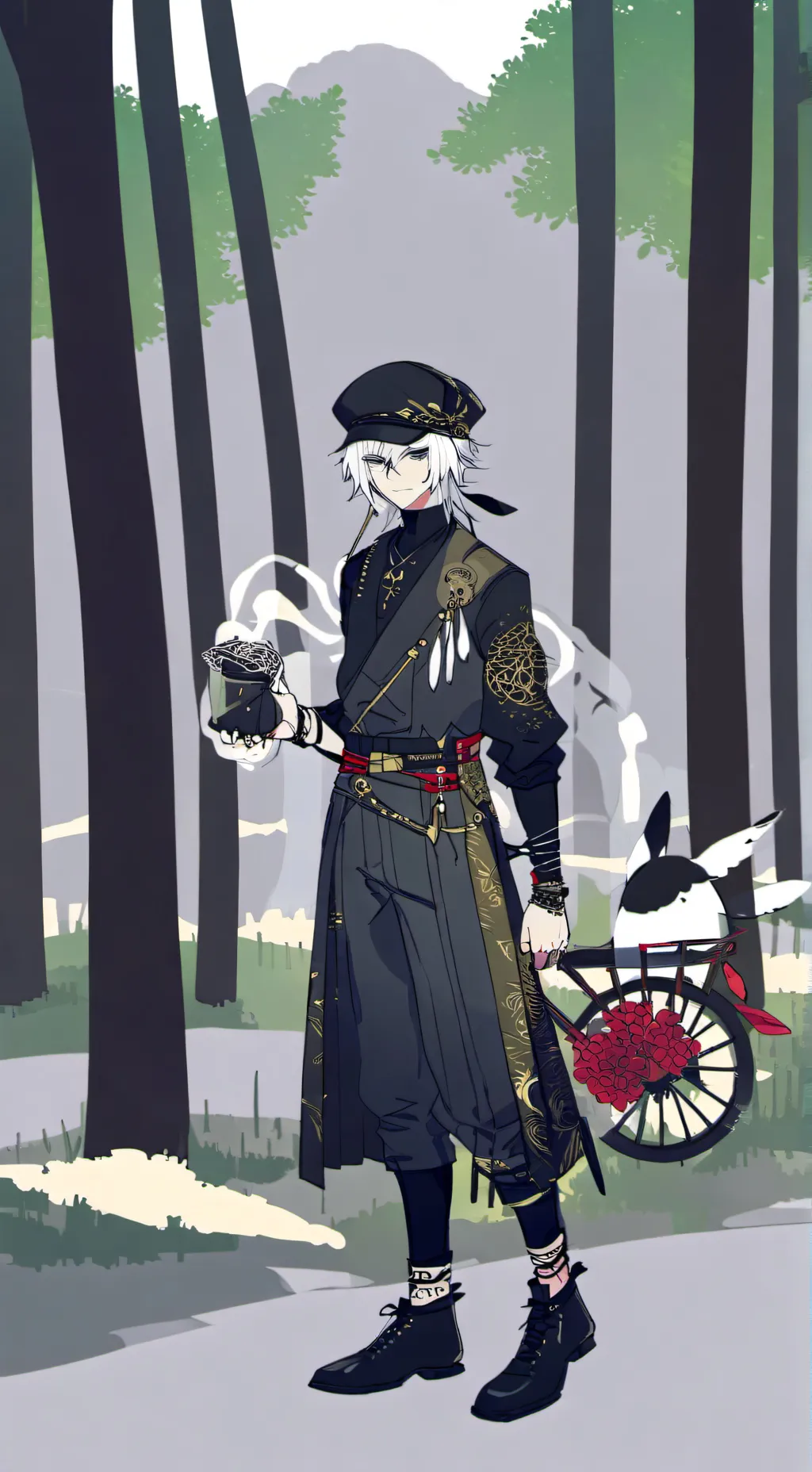 ai character: emo background