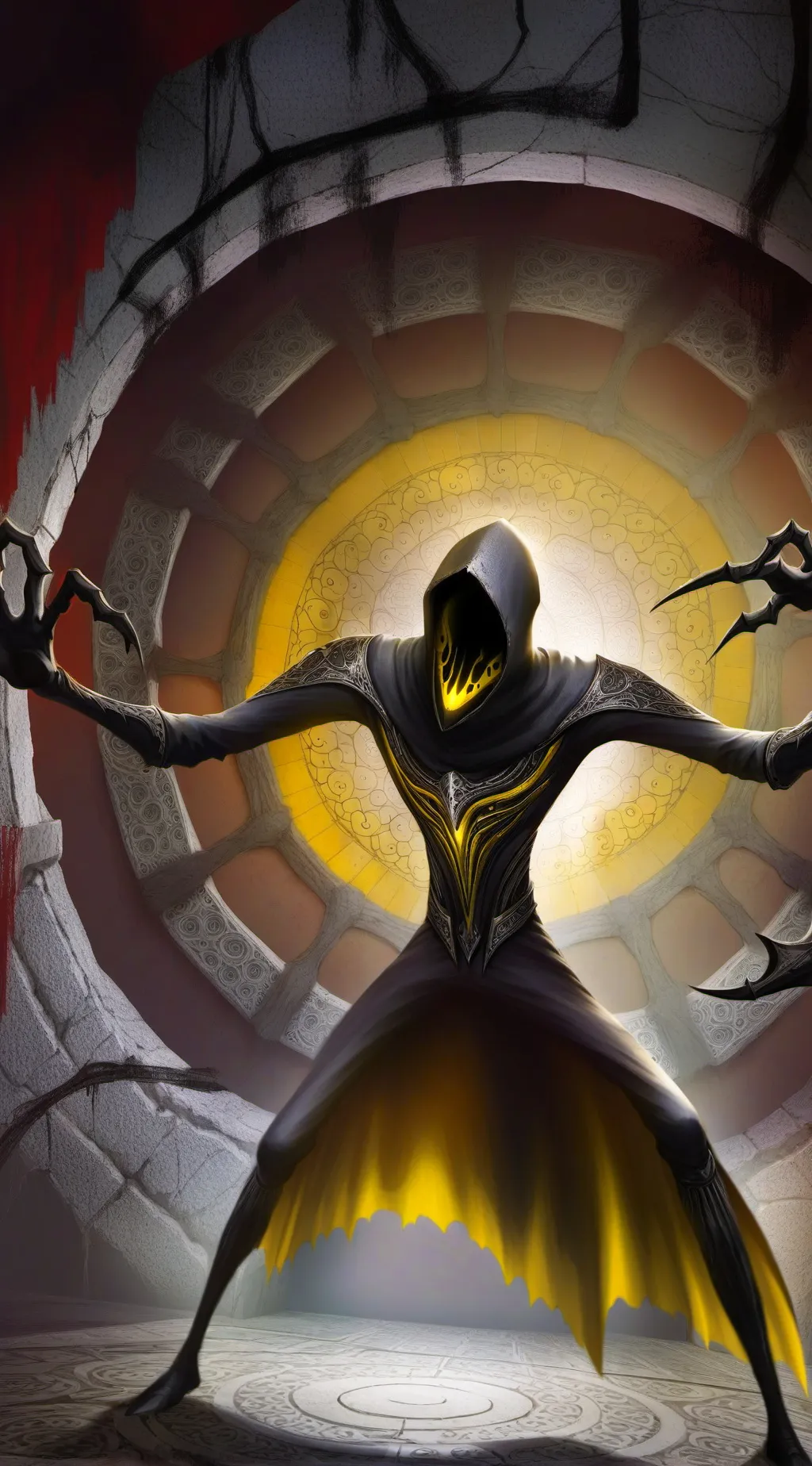 ai character: Backrooms background