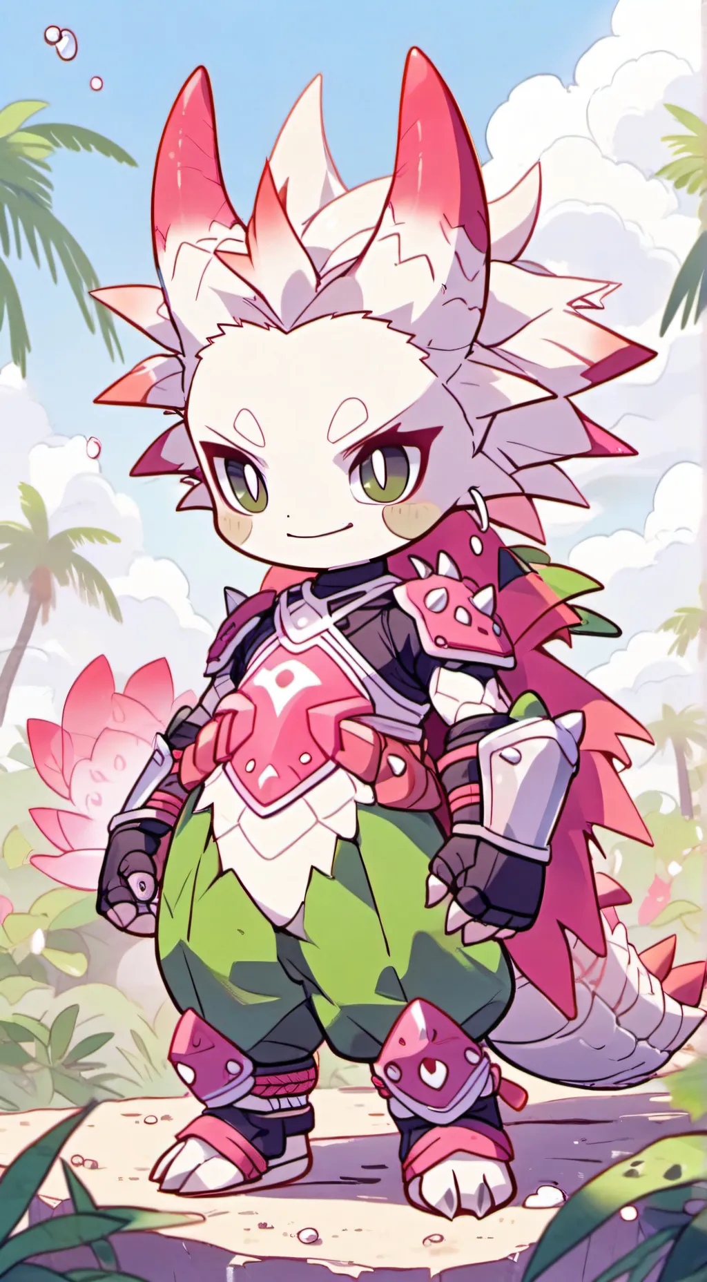 ai character: Pitayadragoncookie background