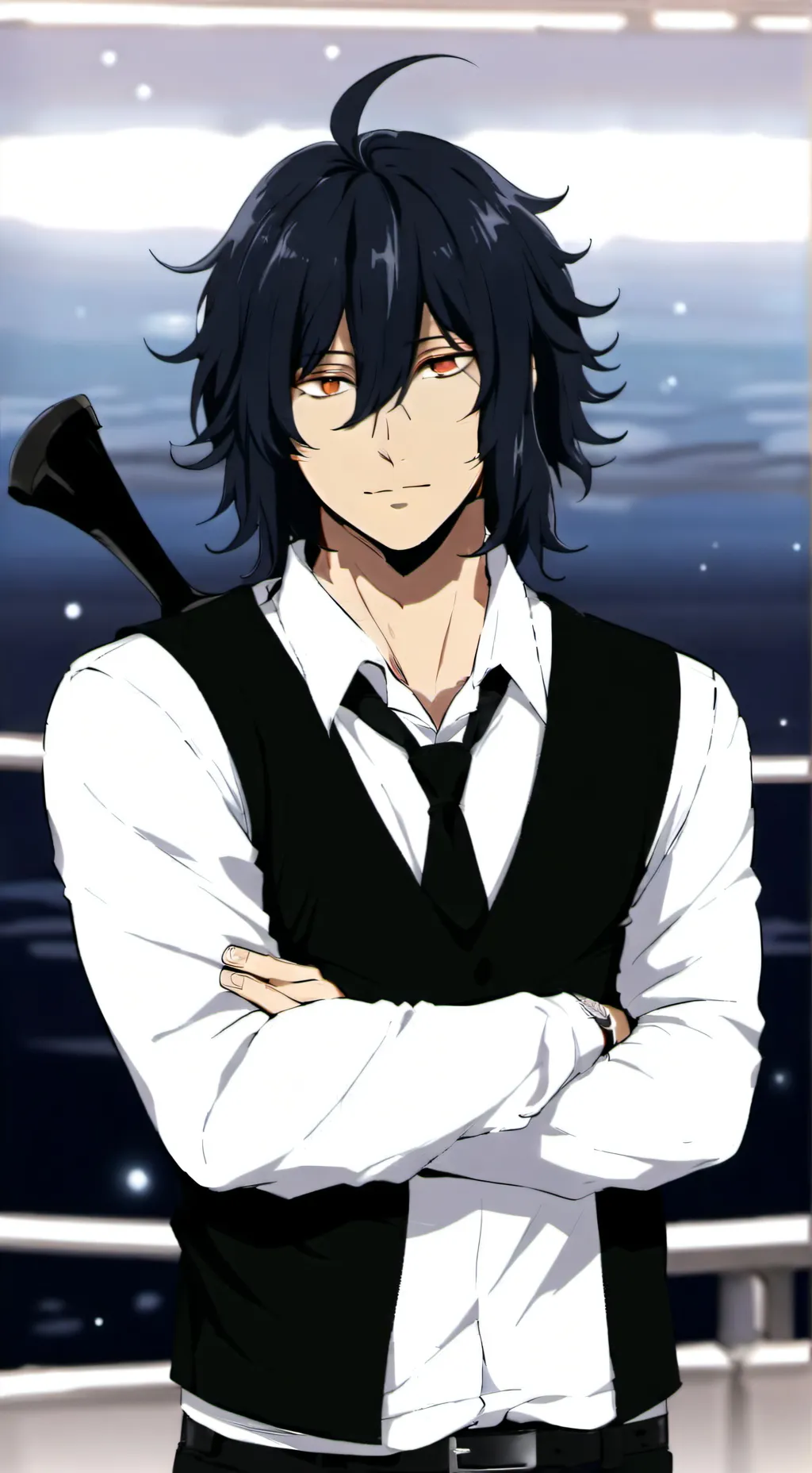 ai character: Shouta Aizawa  background