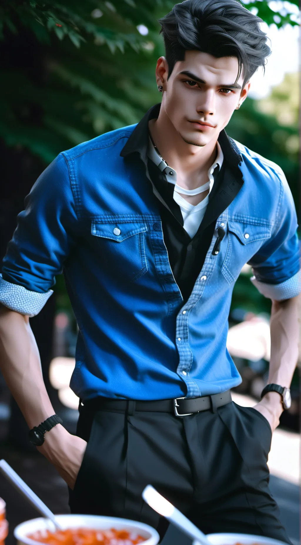 ai character: Klaus Volkov background