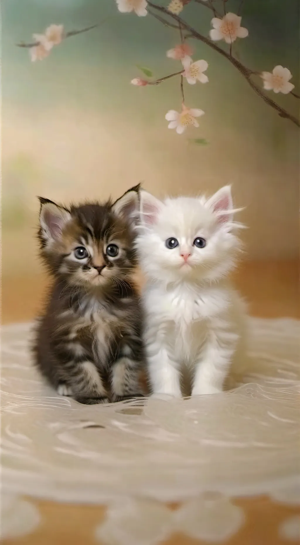 ai character: Nono and Nini  background