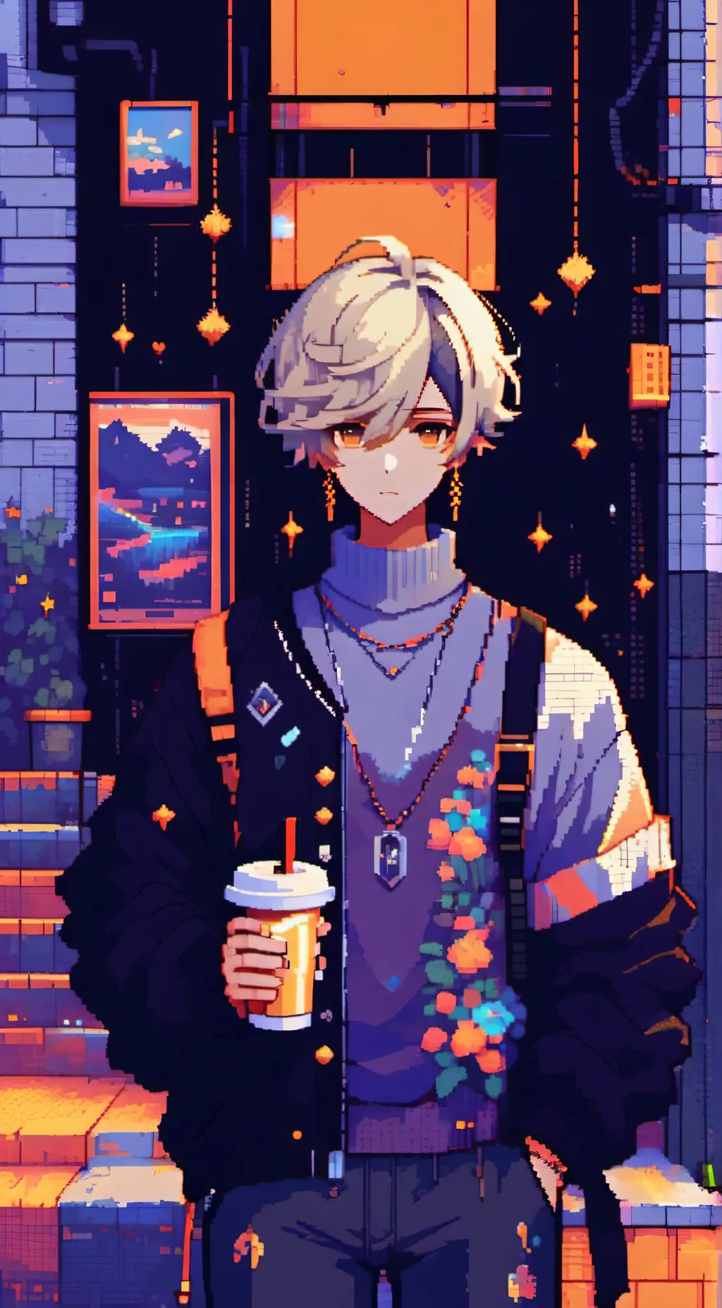 ai character: 🟣jax🟣 background