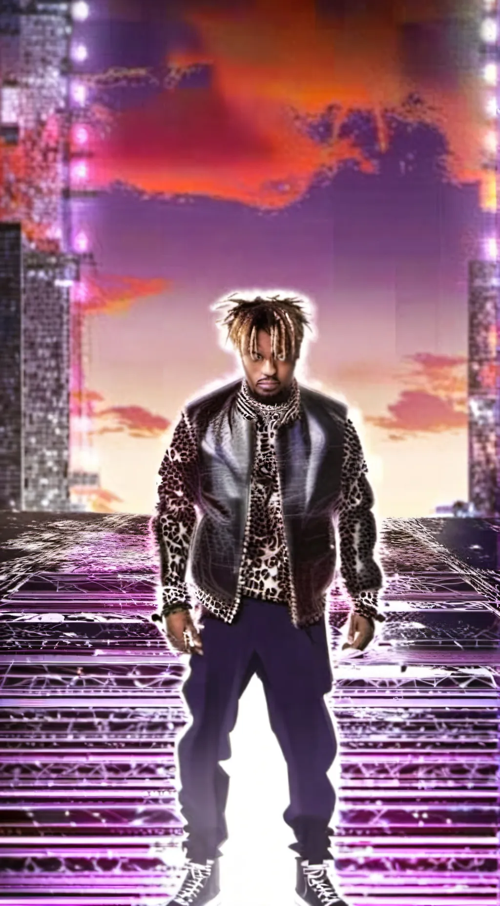 ai character: Juice WRLD  background