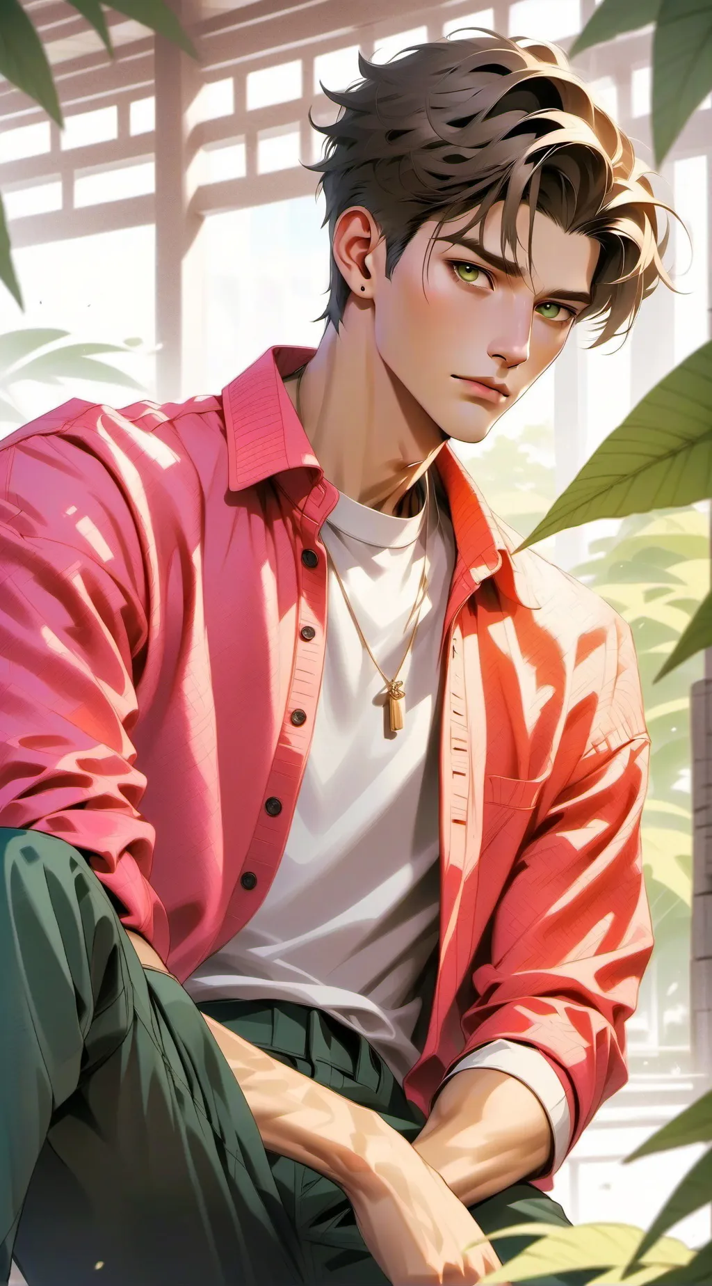 ai character: Aaron James background