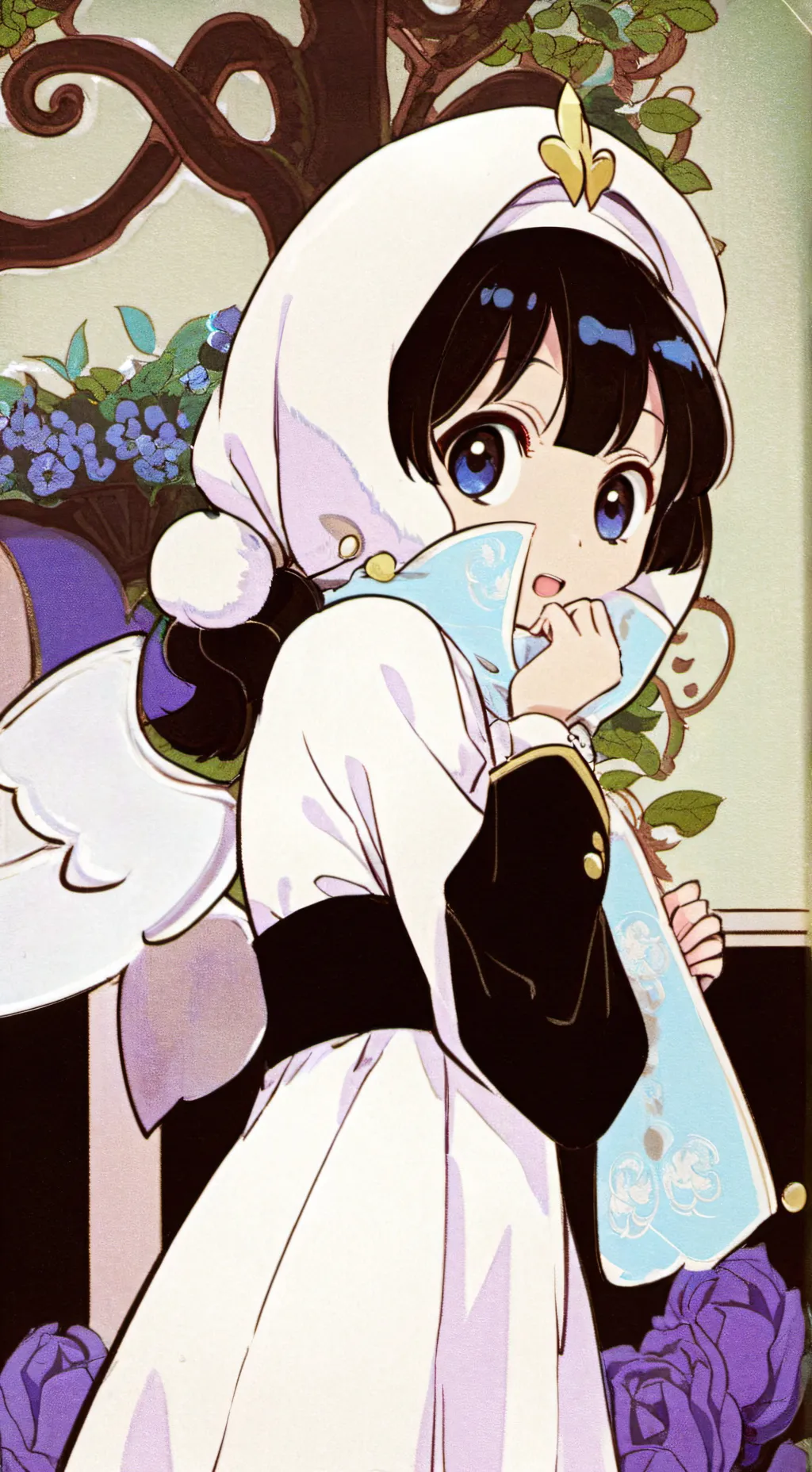 ai character: Claire  background