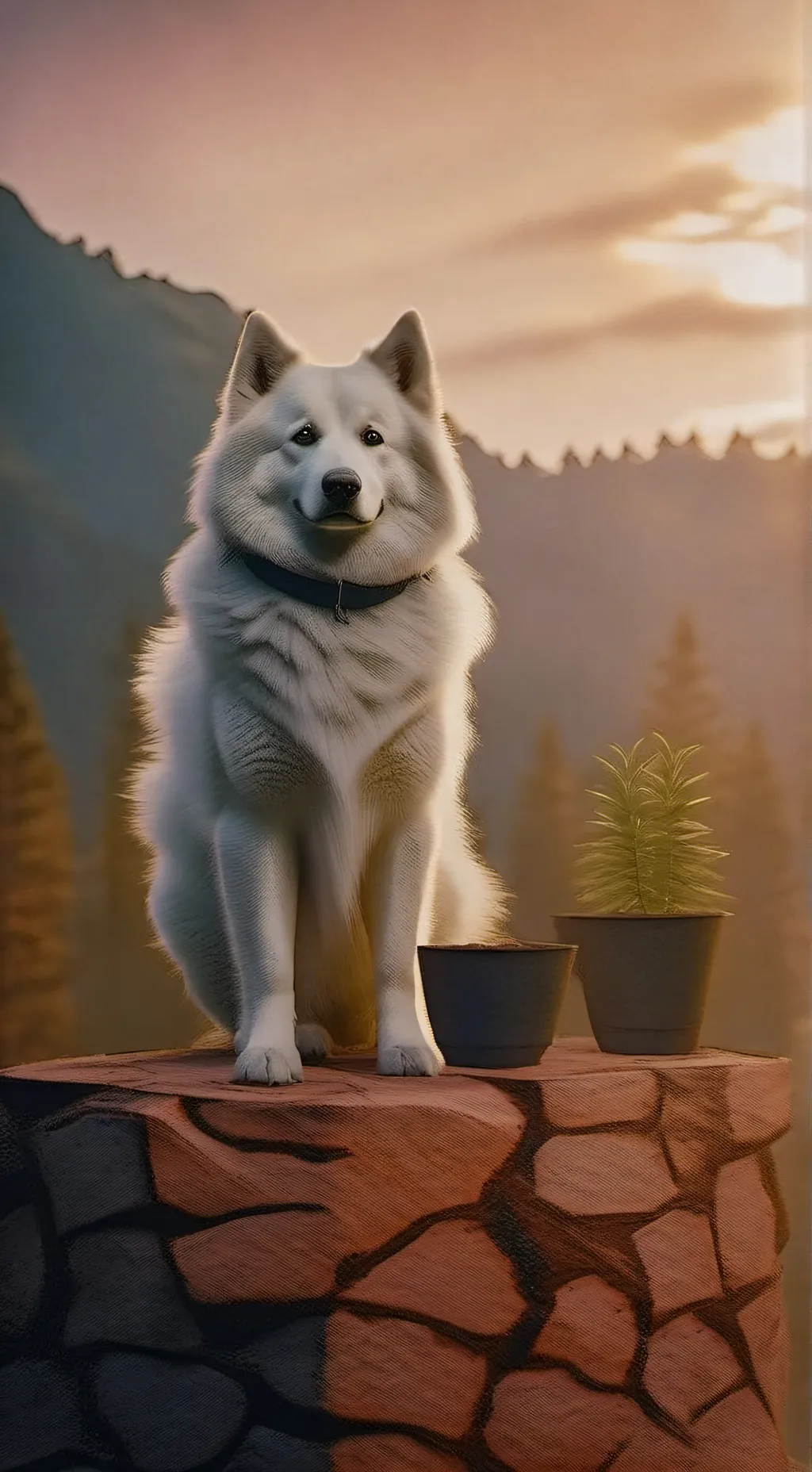 ai character: 🍰[dw]🍰 background