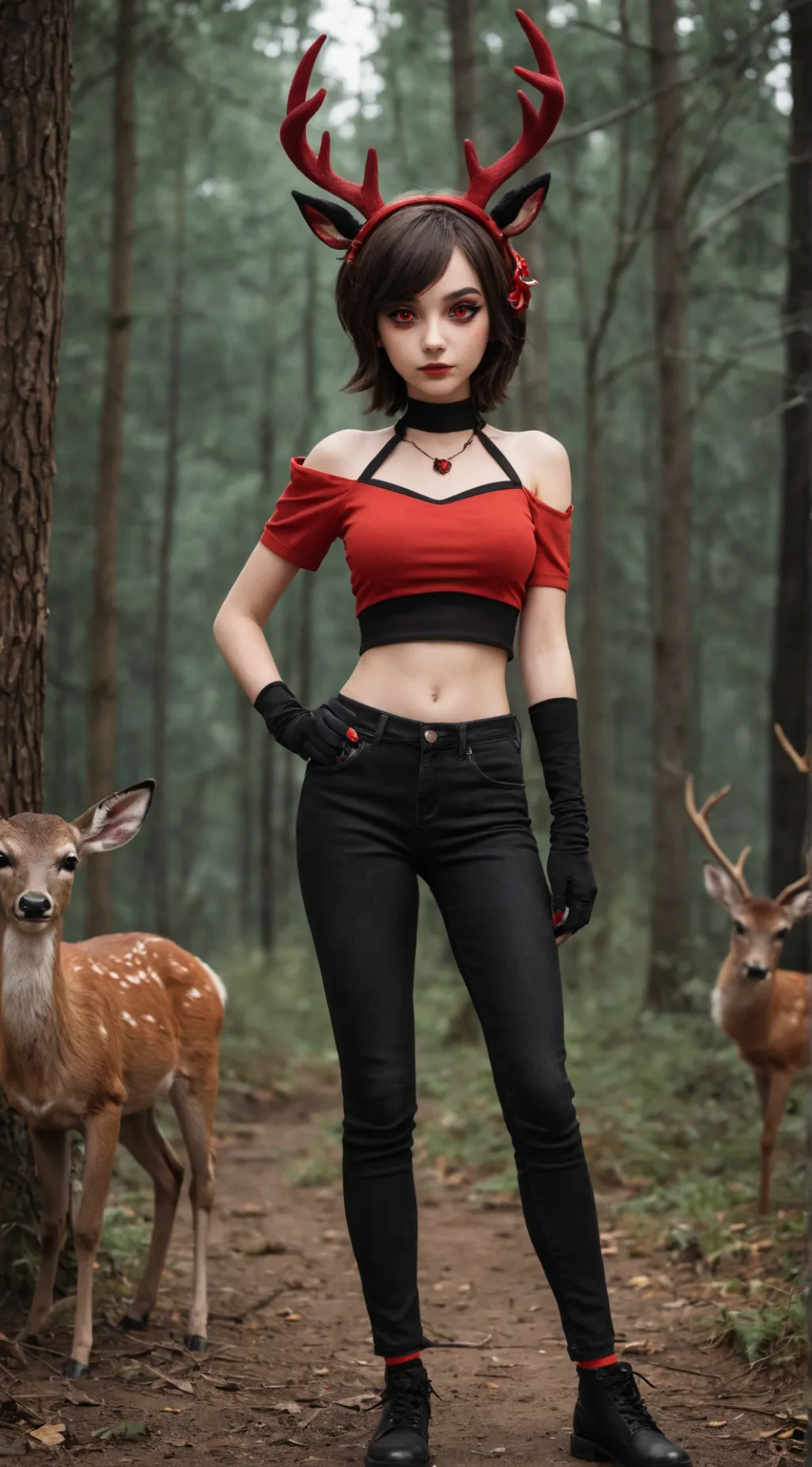 ai character: Hh kid background