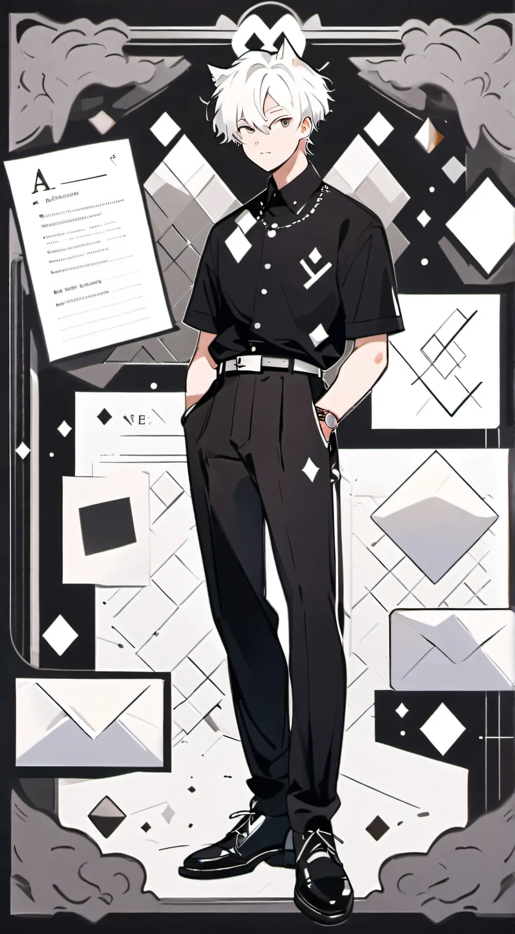 ai character: Oliver background